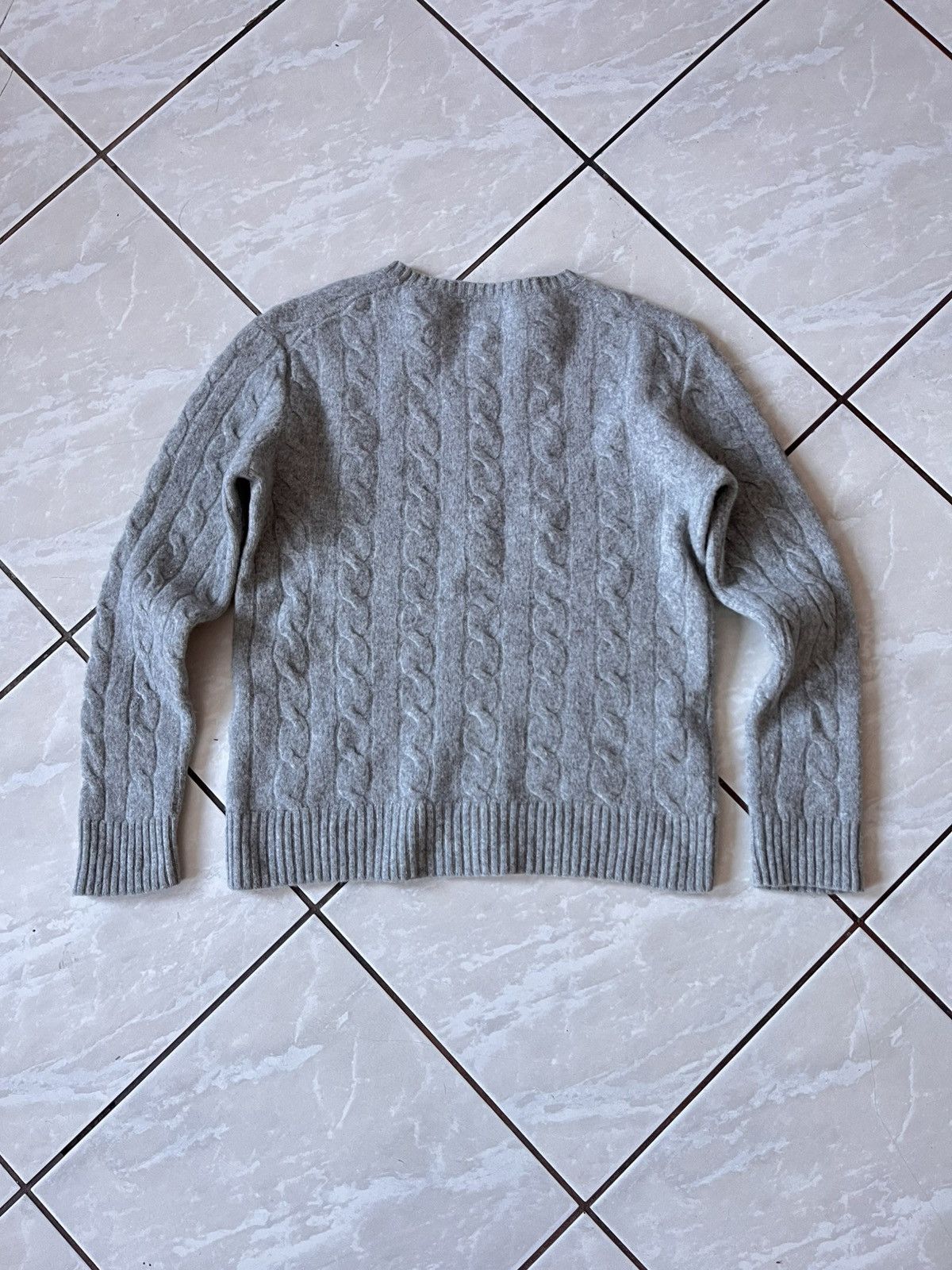 Polo Ralph Lauren Polo Ralph Lauren Cable Knitted Wool Sweater Luxury Pony Size US S / EU 44-46 / 1 - 10 Thumbnail