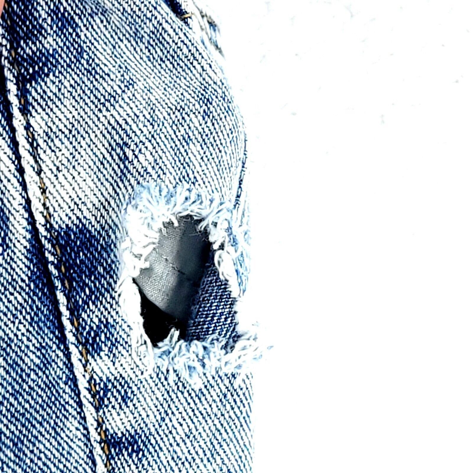 Pacsun PacSun Acid Wash Blue Denim Mom Jeans Distressed Size 23 Mid Size 25" / US 0 / IT 36 - 4 Thumbnail