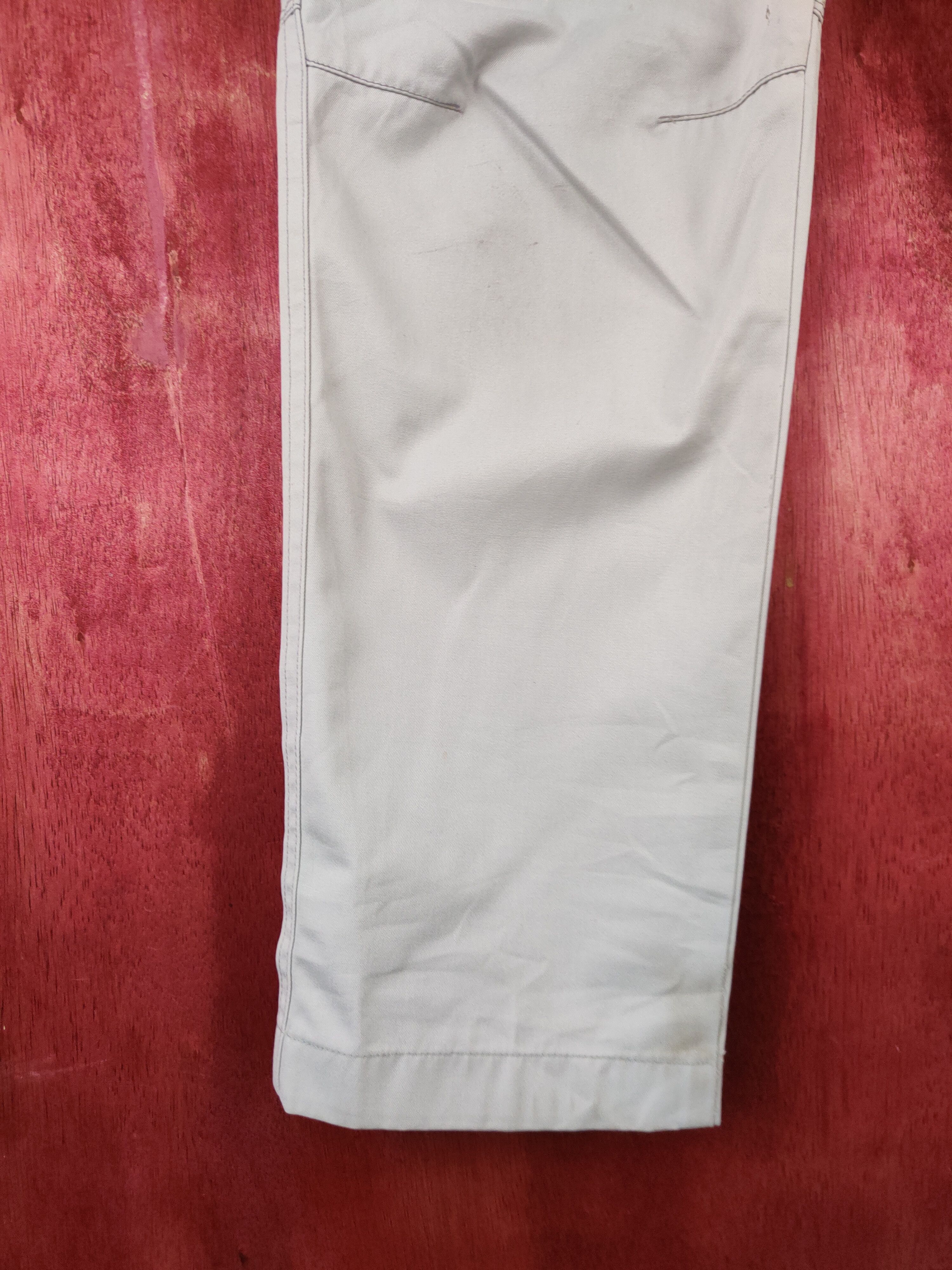 Japanese Brand Burtle Light Gray Multipocket Tactical Cargo Pants #S1280 Size US 29 - 5 Thumbnail