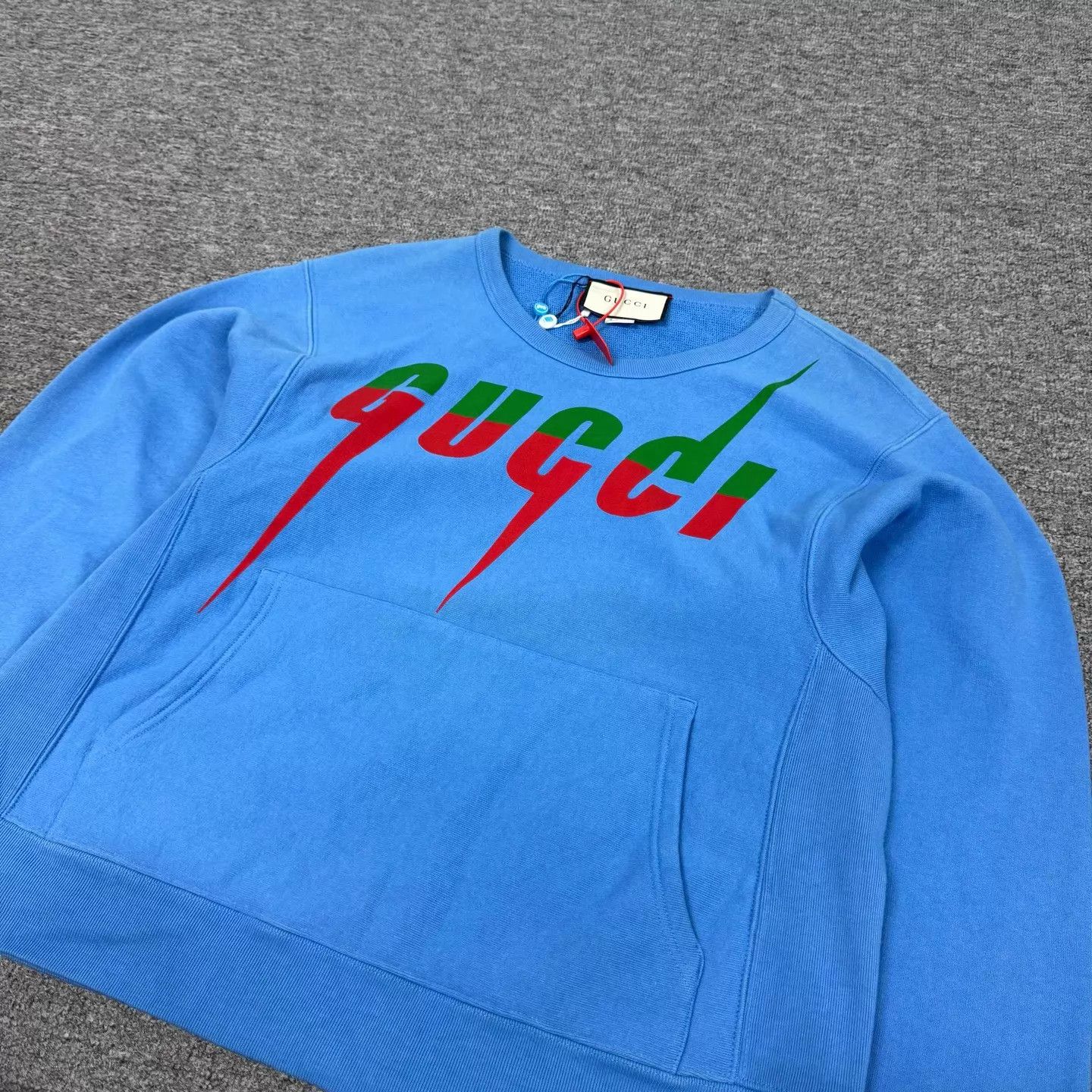 Gucci Gucci Blade Logo Print Crewneck Sweatshirt xs Size US XS / EU 42 / 0 - 4 Thumbnail