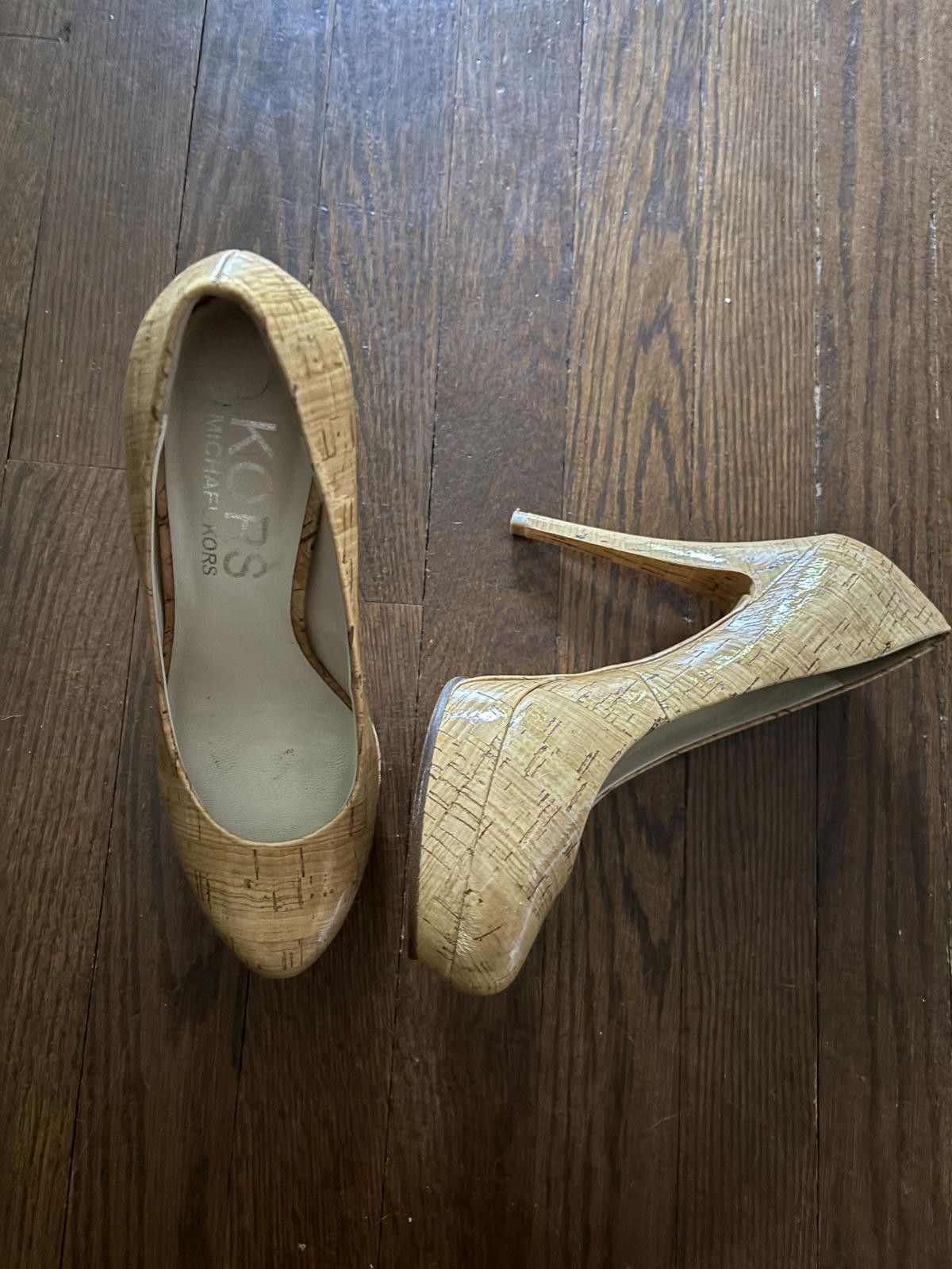 Michael Kors Elegant Michael Kors Cork Platform Heels - Size 7.5 Size US 7.5 / IT 37.5 - 1 Thumbnail