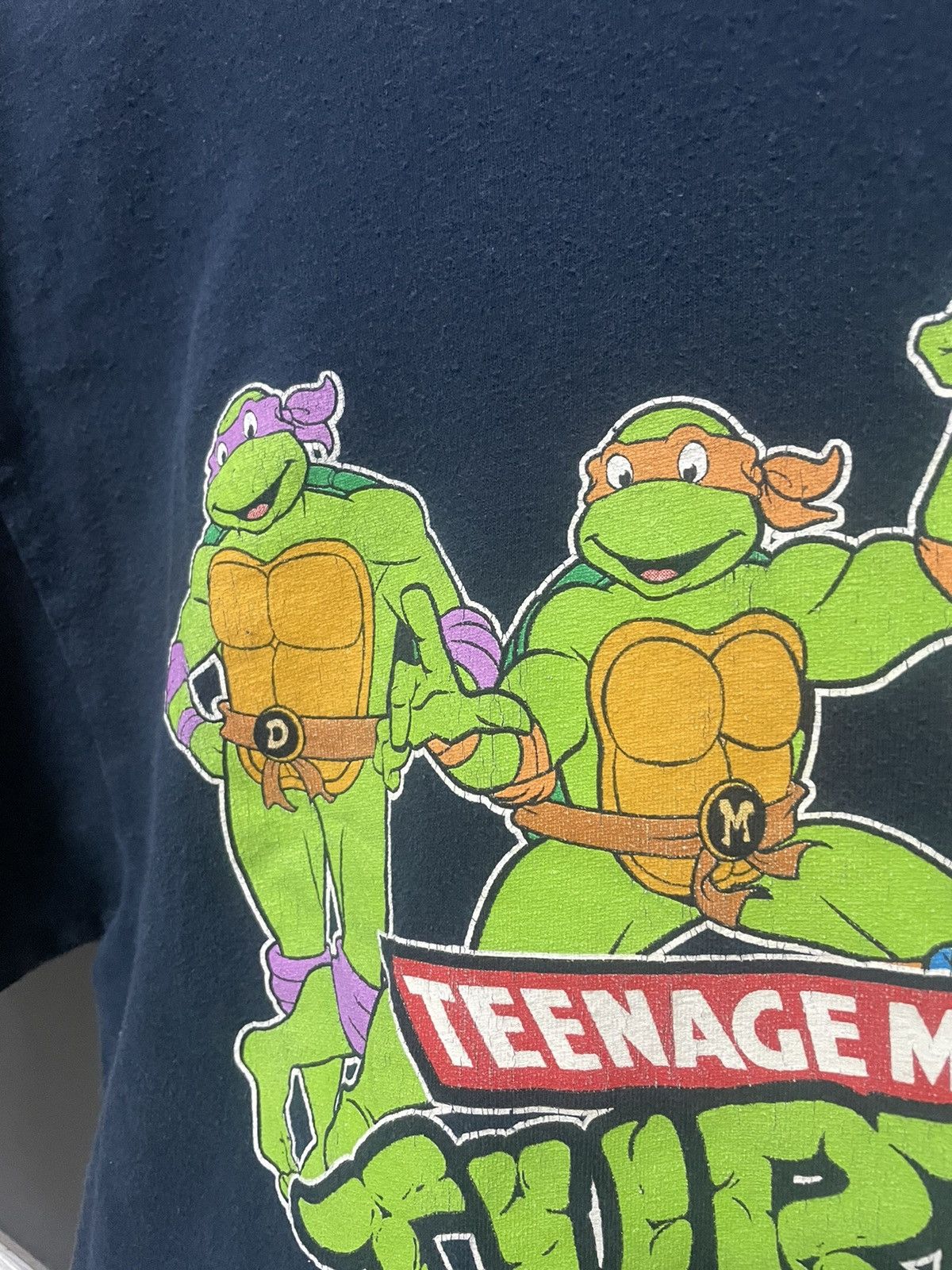 Cartoon Network Vintage 2000s Teenage Mutant Ninja Turtles Y2K Graphic Tee L Size US L / EU 52-54 / 3 - 4 Thumbnail