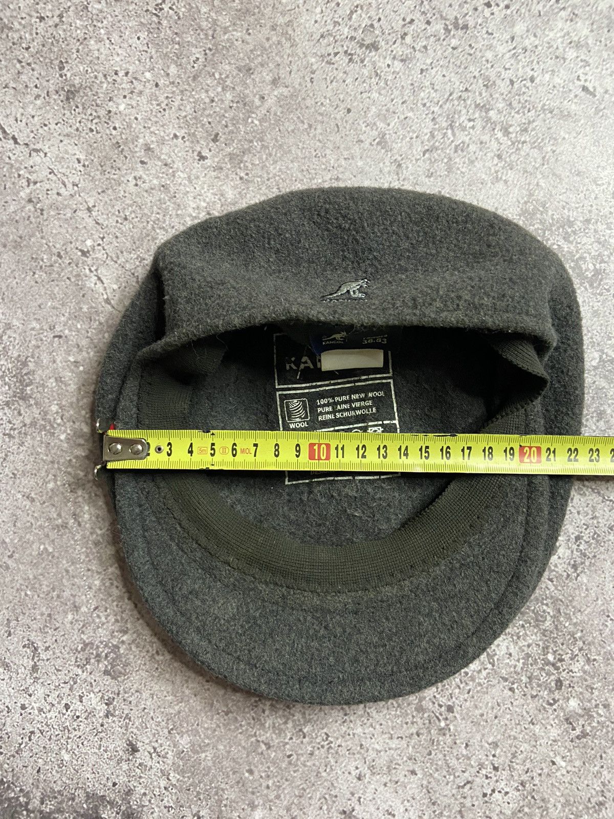 Kangol × Vintage Kangol Vintage Wool Beret Hat Flat Cap Y2K Size 30 - 6 Thumbnail