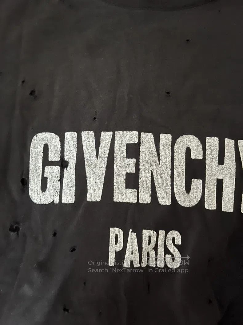Givenchy Givenchy Short Sleeve Ripped Size US XXS / EU 40 - 4 Thumbnail