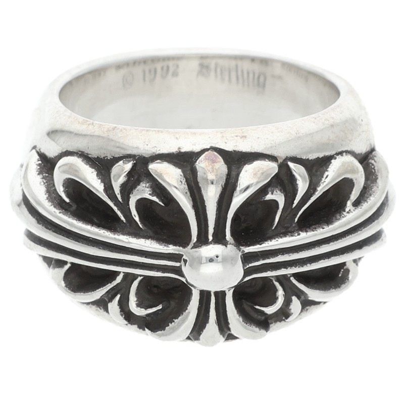 Chrome Hearts Chrome Hearts FLRL CRS Sterling Silver Ring Size JP