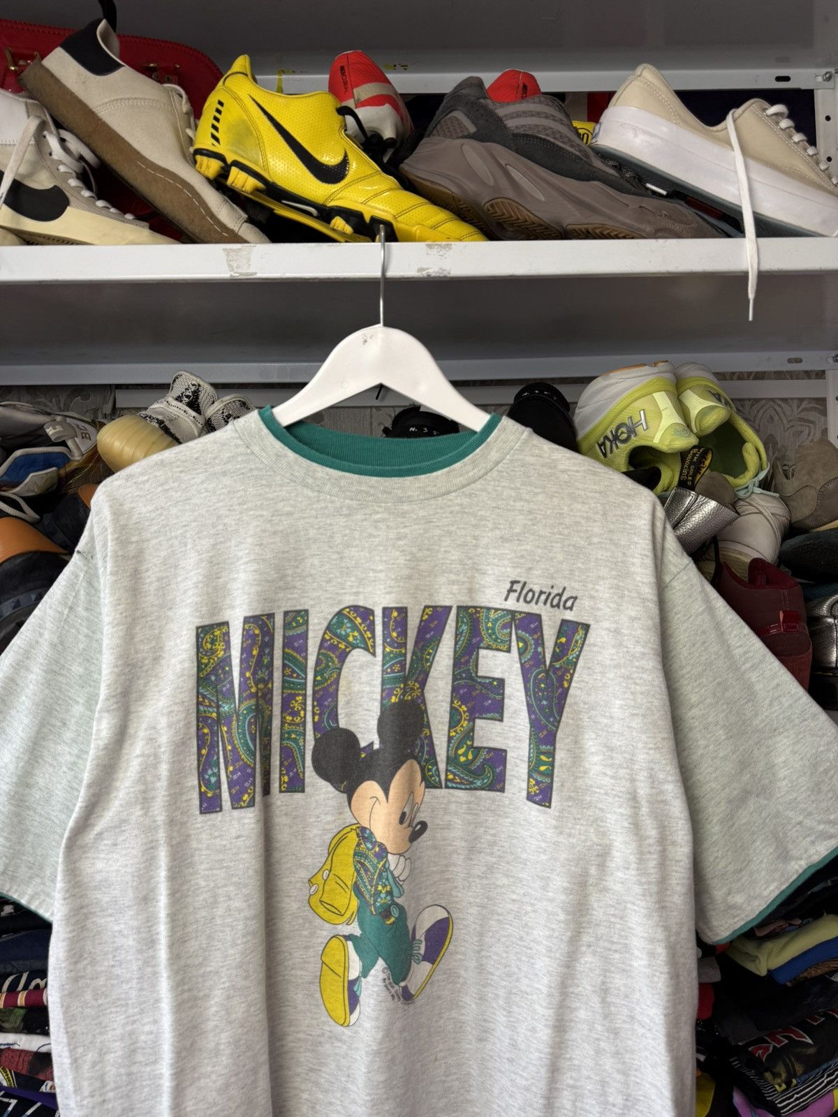 Mickey Mouse Vintage Mickey Mouse Florida T-Shirt 90s Rare Size US XL / EU 56 / 4 - 2 Thumbnail