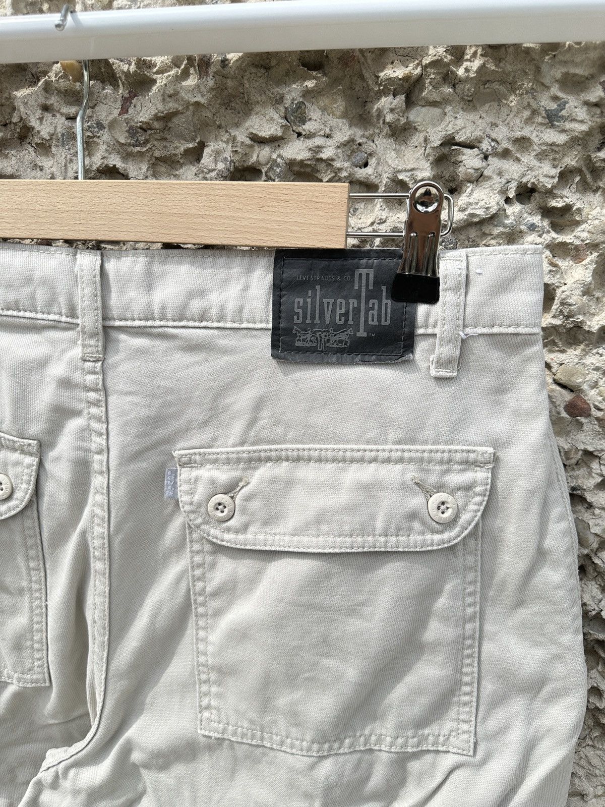Levi's × Vintage Vintage 1989 80s 90s Levis Silver Tab cargo pants Size US 34 / EU 50 - 7 Thumbnail