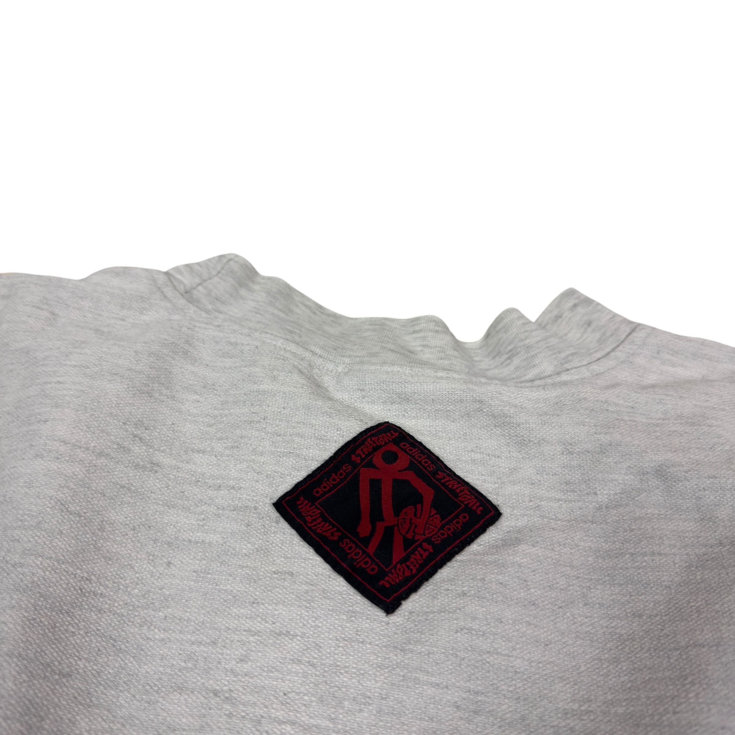 Adidas × Vintage Adidas Men Gray Streetball Embroidered Pullover Sweatshirt L Size US L / EU 52-54 / 3 - 6 Thumbnail