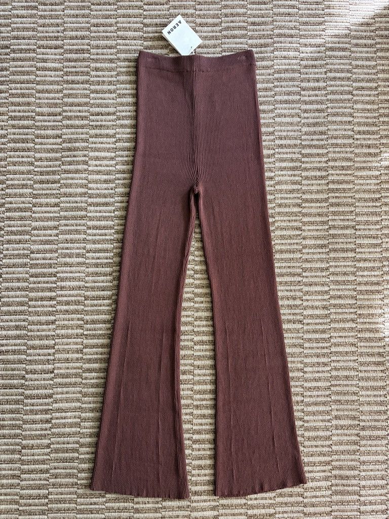 AERON Egon Heavy Knitted Pants Size 32" / US 10 / IT 46 - 2 Thumbnail