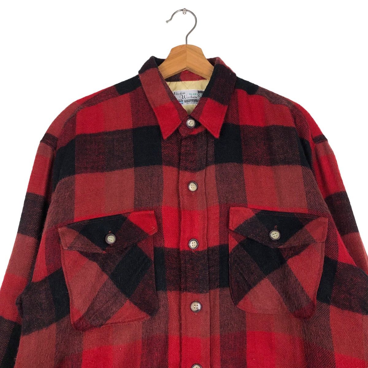 Japanese Brand 🔥Vintage Alaskan Woodman Shirt Jacket Wool Tartan Design Size US M / EU 48-50 / 2 - 3 Thumbnail