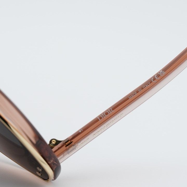 Dior Dior DIORMETEOR B1I 40A0 Sunglasses Matte Pink Cat Eye Frame Size ONE SIZE - 8 Thumbnail