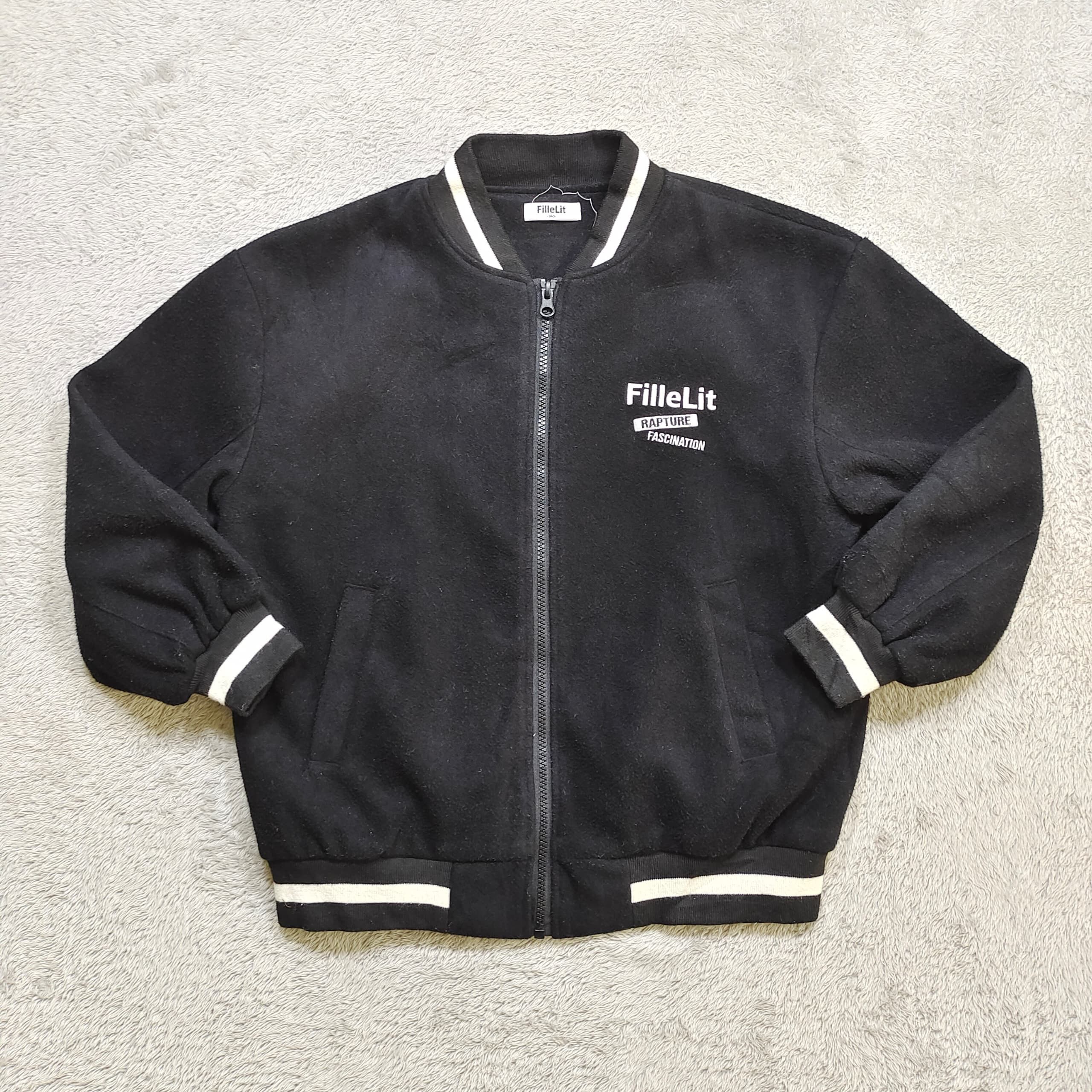 Vintage Vintage FilleLit Rapture Fascination Bomber Fleece Jacket Size US M / EU 48-50 / 2 - 1 Thumbnail