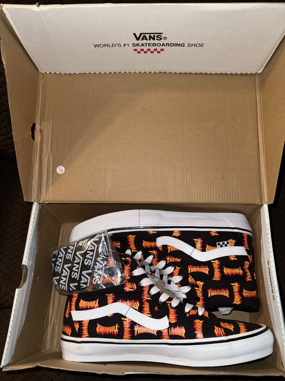 Vans Vans x Thrasher All-Over “Sk8-hi” skate/street shoes NEW! DS Size US 11 / EU 44 - 5 Thumbnail