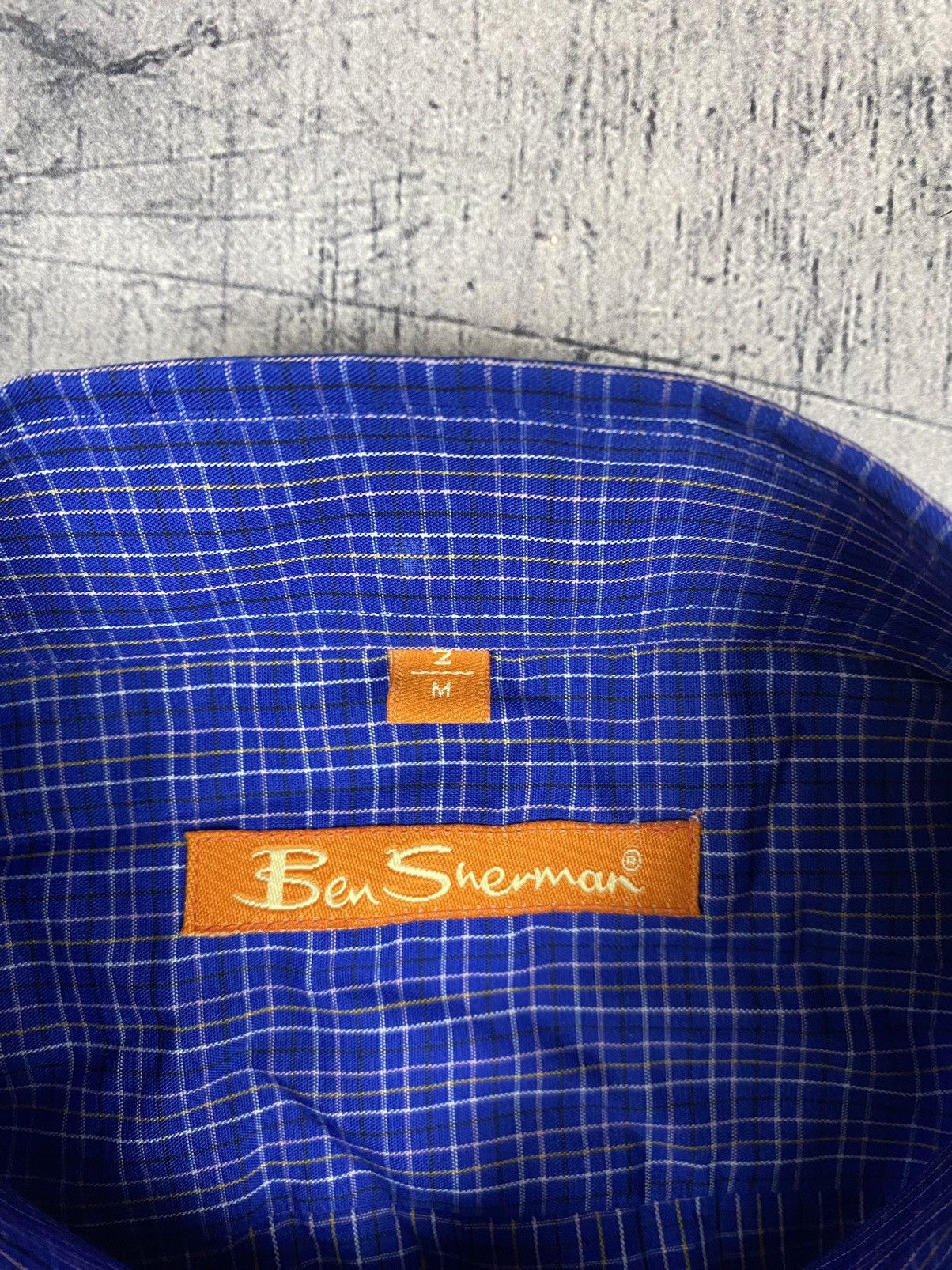 Ben Sherman × Designer NEW Ben Sherman Checked Designer Button Up Shirt Size US M / EU 48-50 / 2 - 12 Thumbnail