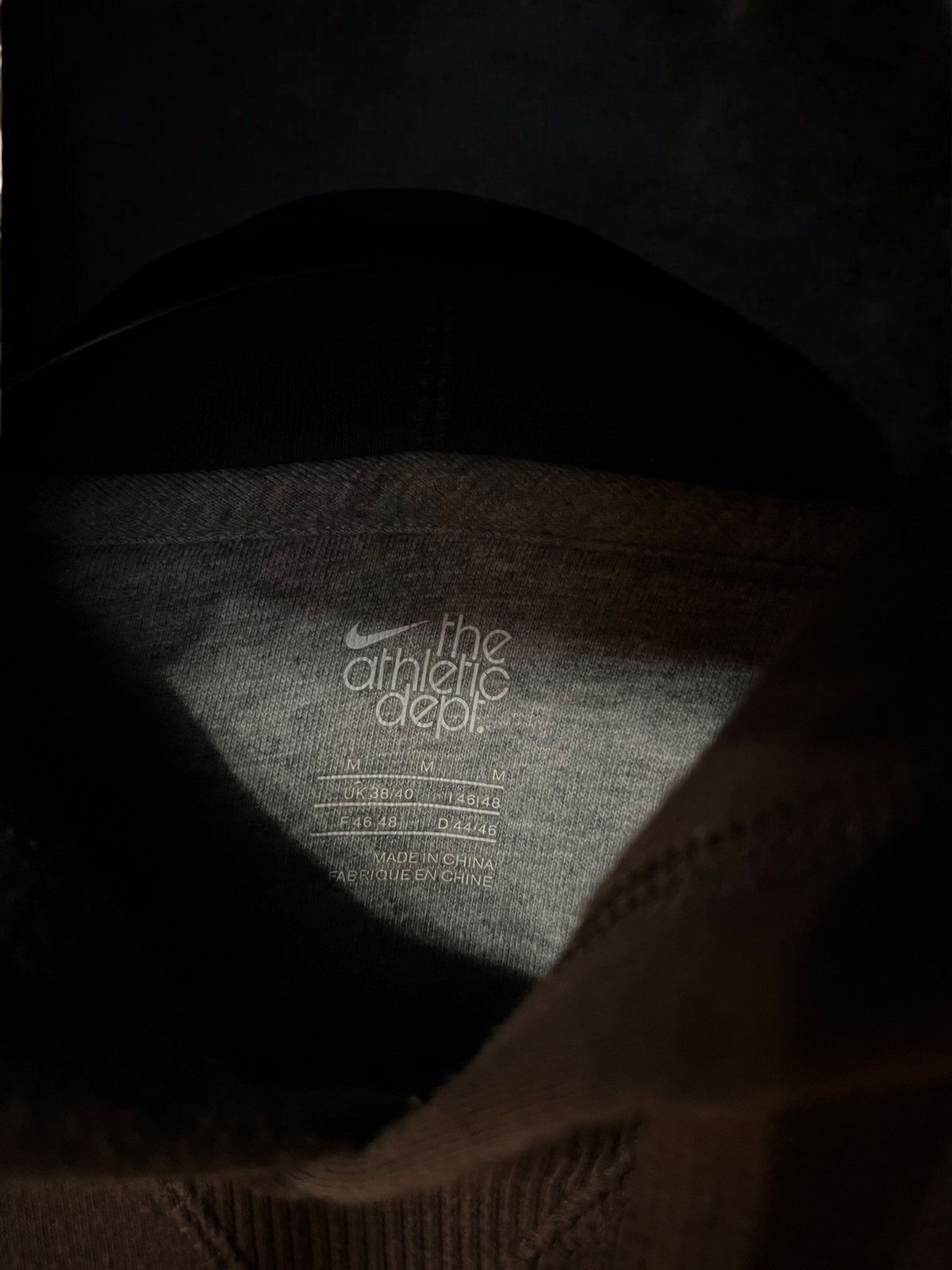 Nike × Vintage NIKE BROWN VINTAGE hoodie ATHLETIC DEPT. ATHDPT hooded y2k Size US M / EU 48-50 / 2 - 9 Thumbnail