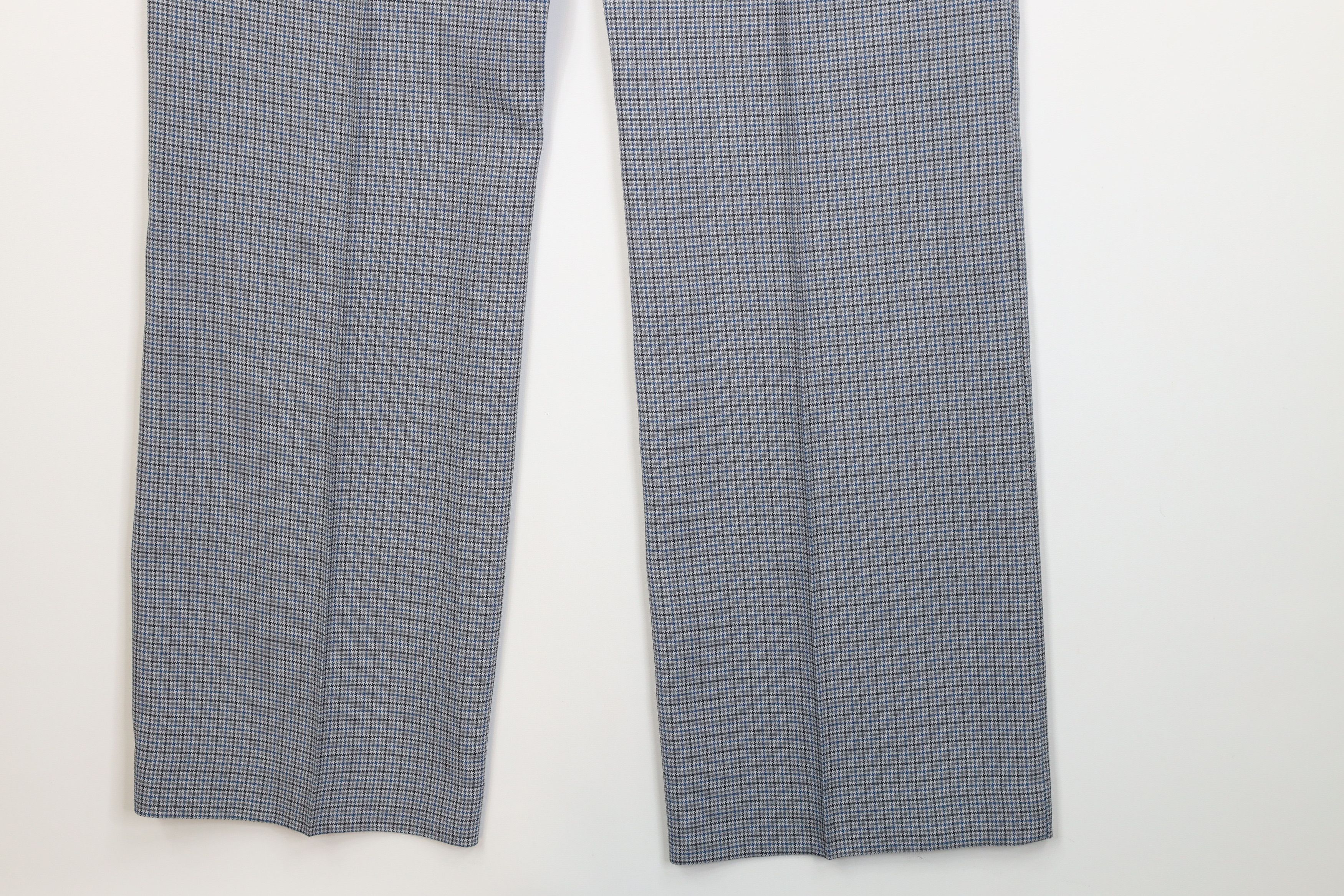 Vintage Vintage 70s Knit Flared Wide Leg Chino Pants Houndstooth USA Size US 34 / EU 50 - 13 Thumbnail