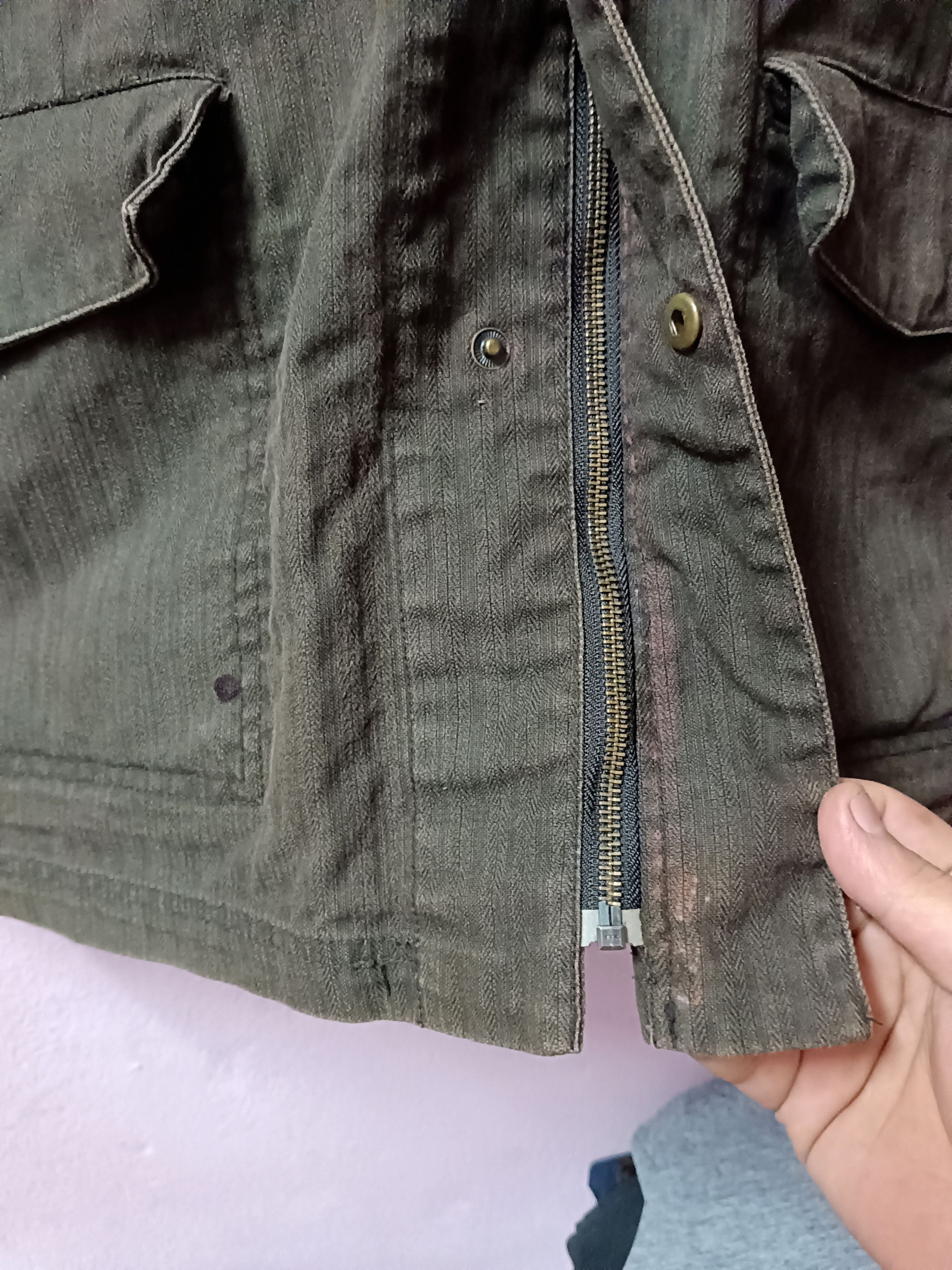 If Six Was Nine × Japanese Brand 🔥ikca 1973 🔥 DENIM jacket hoodie 🔥 Size US L / EU 52-54 / 3 - 3 Thumbnail