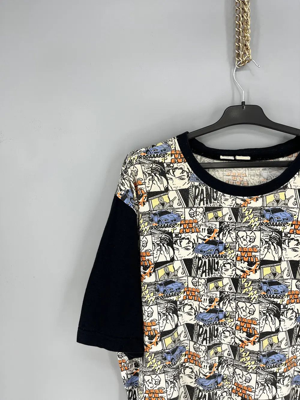 Vintage Vintage Pop Art Comics All Over Print T Shirt L Size US L / EU 52-54 / 3 - 4 Thumbnail