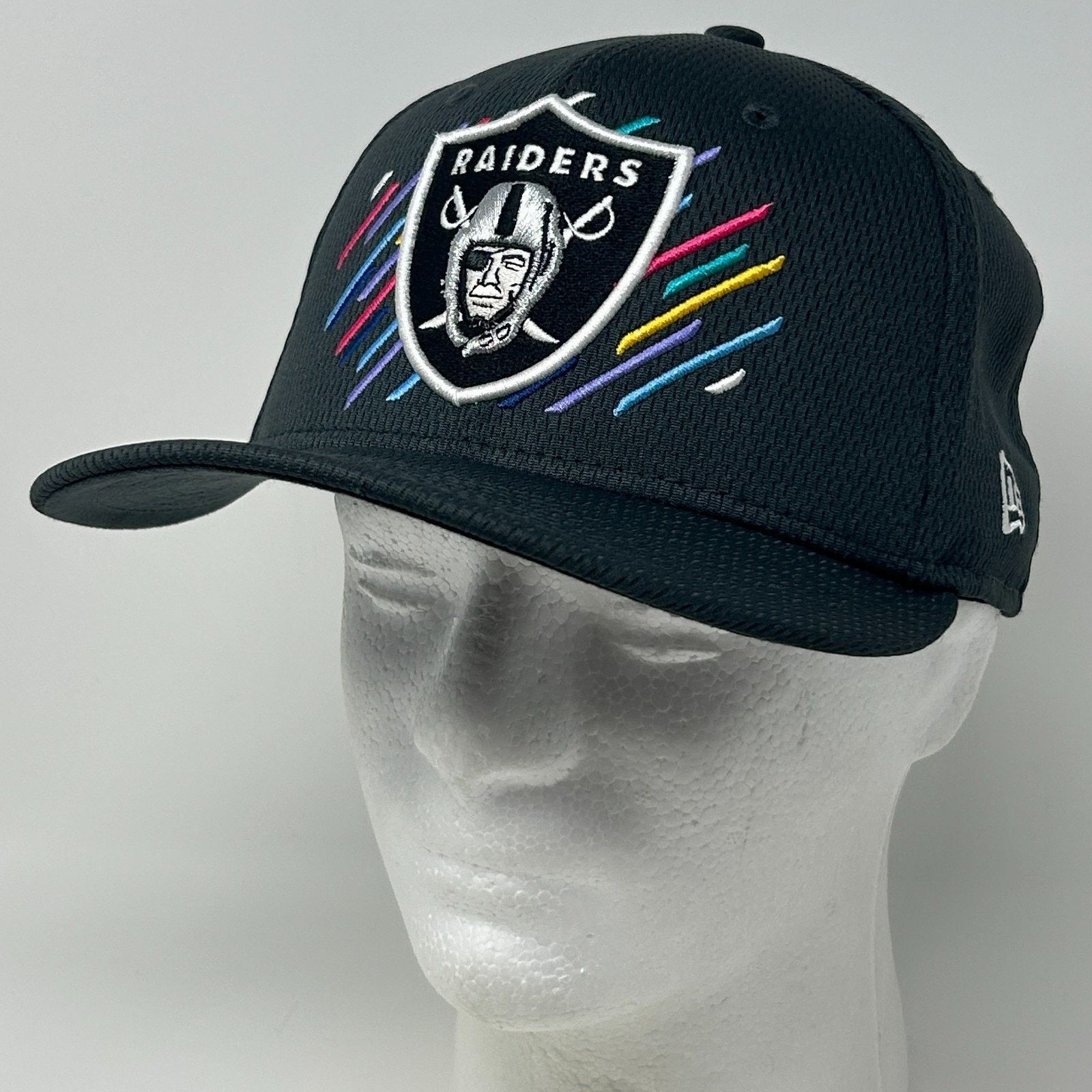 New Era Las Vegas Raiders Hat Baseball Cap New Era Cancer Size ONE SIZE - 9 Thumbnail