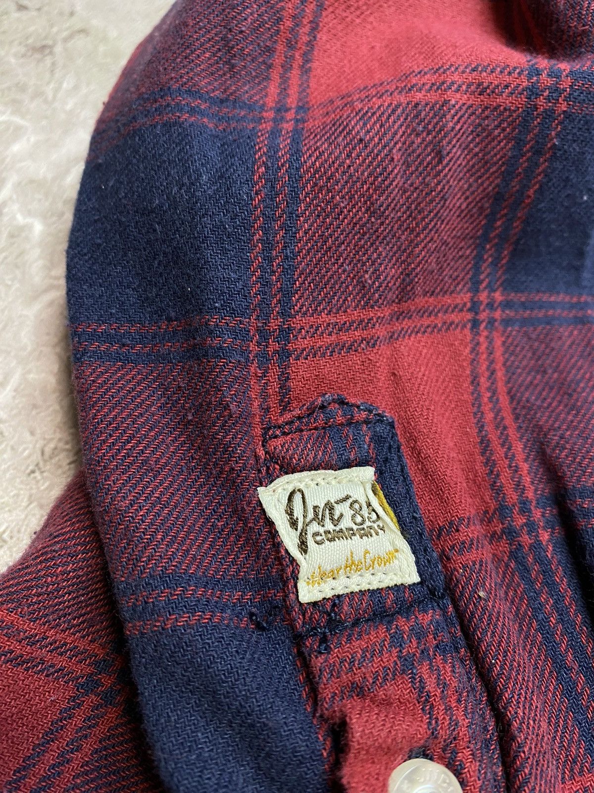 Flannel × JNCO Plaid Tartan Flannel Shirt Size US M / EU 48-50 / 2 - 9 Thumbnail