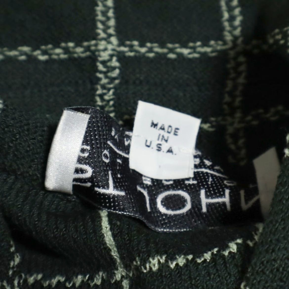 St. John St. John by Marie Gray Plaid Print Blazer Jacket Green Women's L Shirt Size L / US 10 / IT 46 - 6 Thumbnail