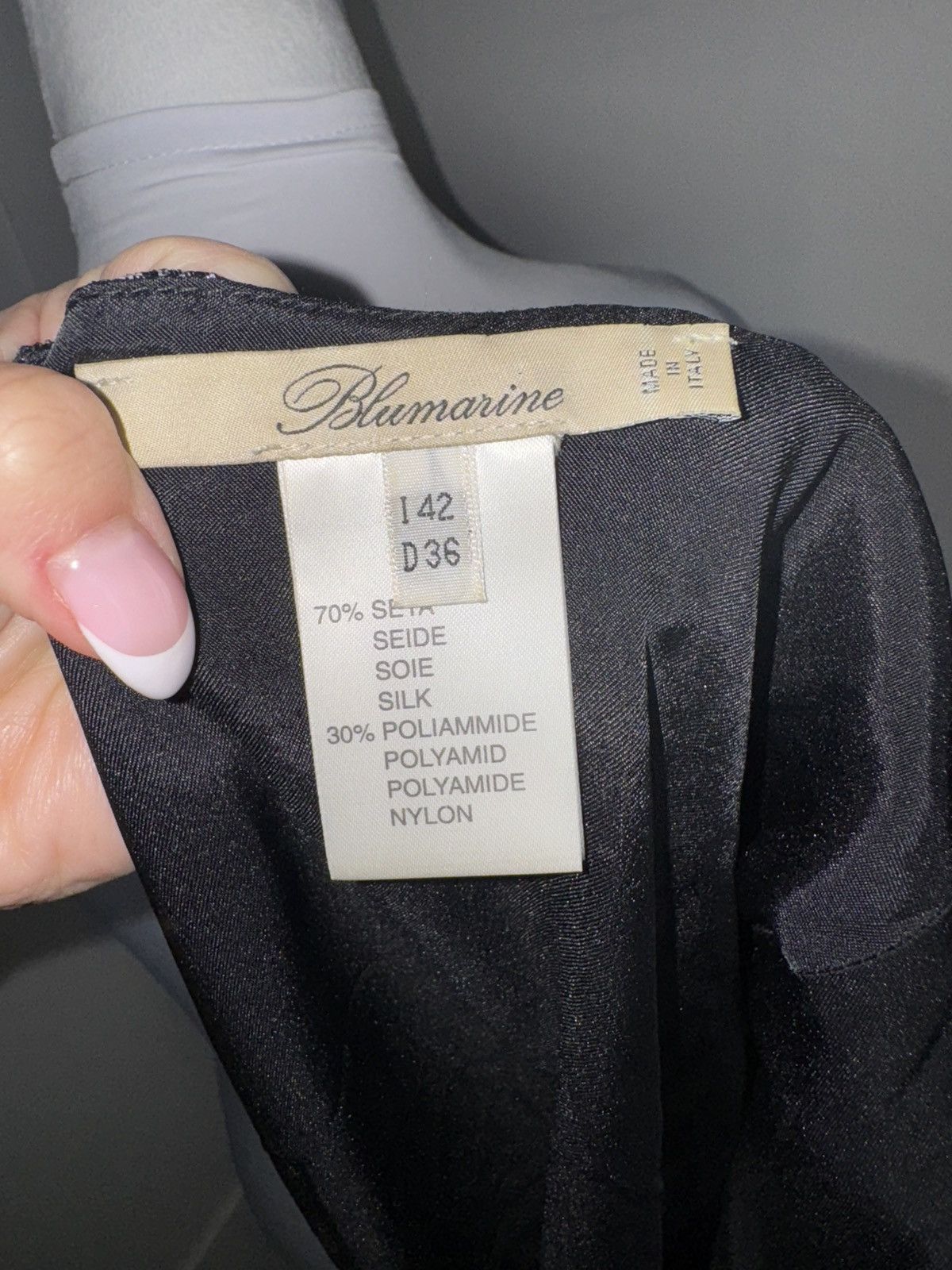 Blumarine Blumarine Delilah Metallic Embossed Cocktail Dress/ Size 4 Size M / US 6-8 / IT 42-44 - 7 Thumbnail