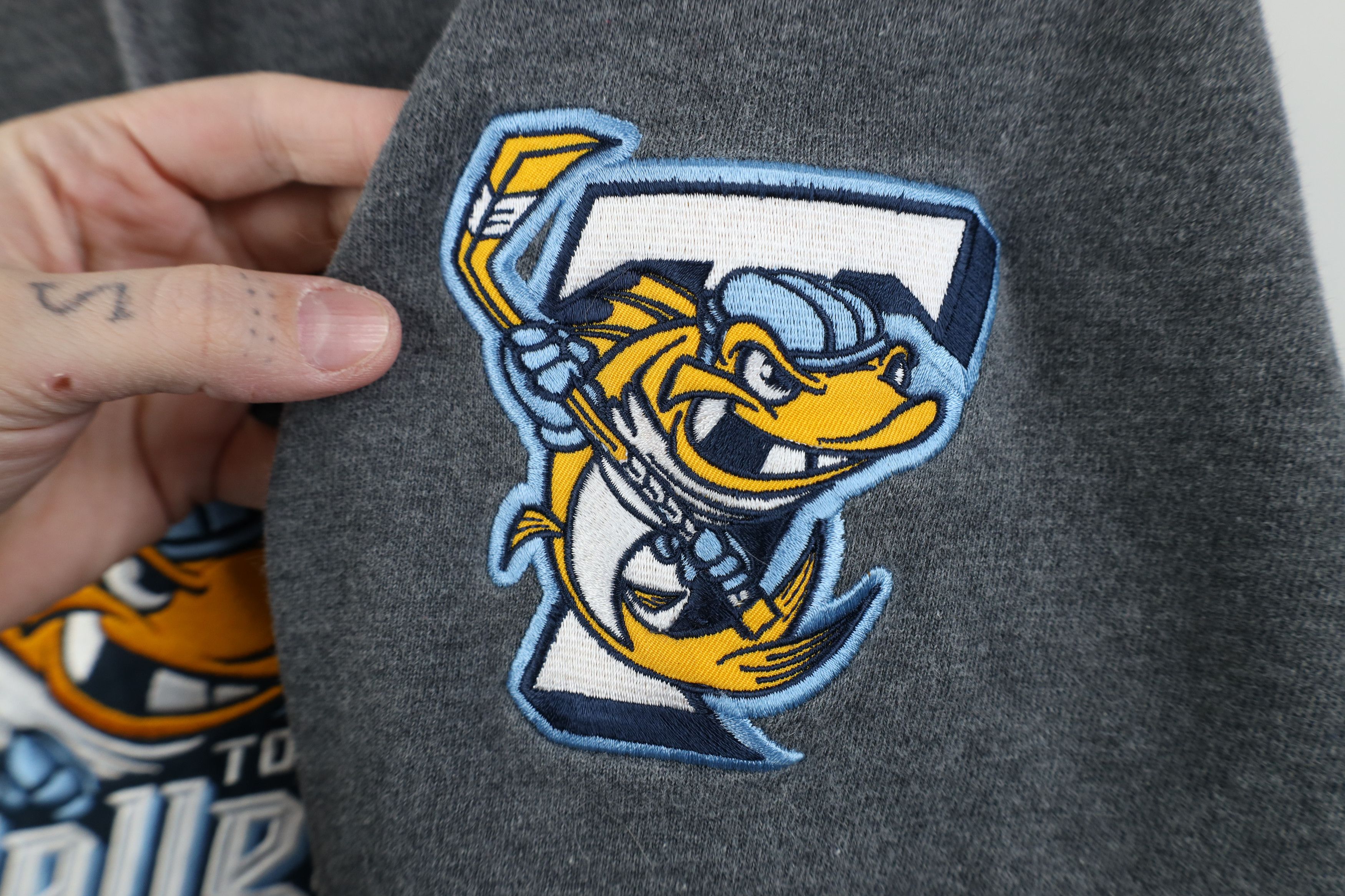 Champion Vintage Y2K Champion Toledo Walleye Hockey Hoodie Sweatshirt Size US L / EU 52-54 / 3 - 4 Thumbnail