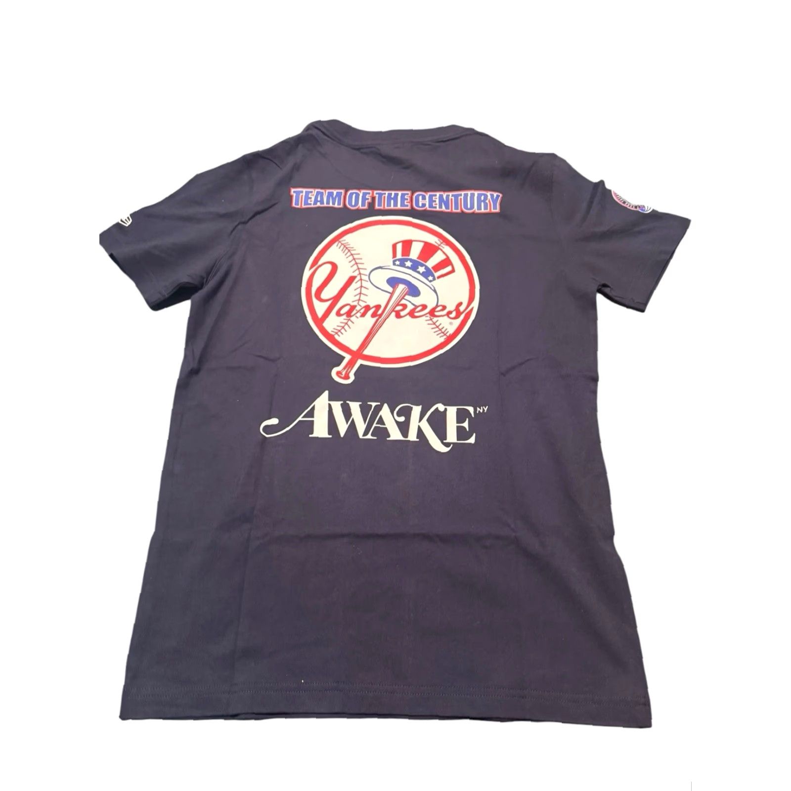 Awake NY Awake New York Yankees Mlb Streetwear Hypebeast Box Logo T-Shirt Small S Blue Mens Regular Size US S / EU 44-46 / 1 - 5 Thumbnail