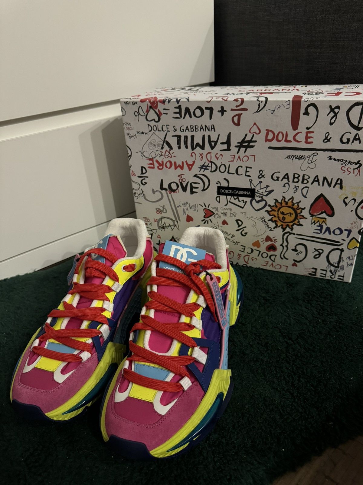 Dolce & Gabbana Dolce & Gabbana multicolour sneakers Size US 8.5 / EU 41-42 - 2 Thumbnail