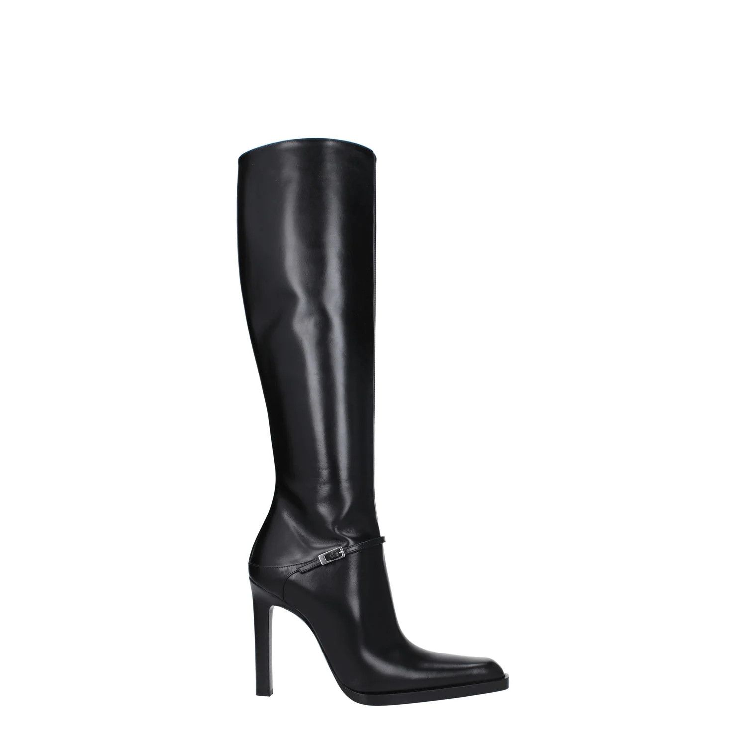 Saint Laurent Paris ob1o1e1124 Leather Boots in Black Size US 11 / IT 41 - 1 Thumbnail
