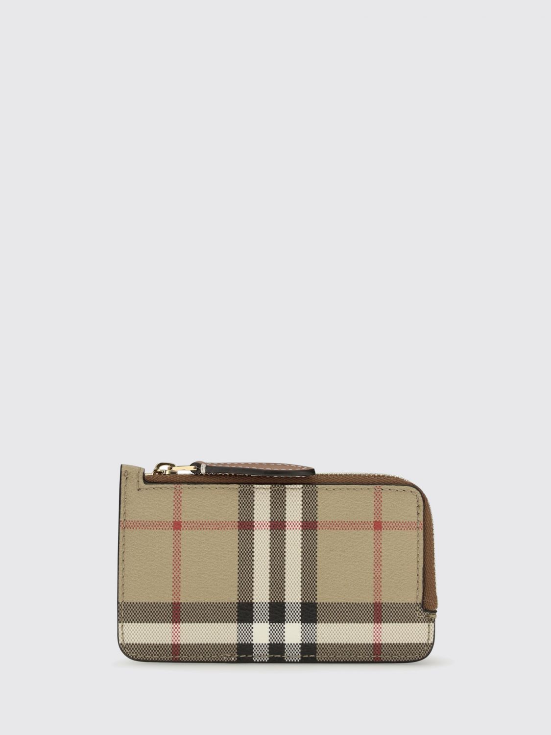 Burberry Burberry Wallet Woman Brown Size ONE SIZE - 1 Thumbnail