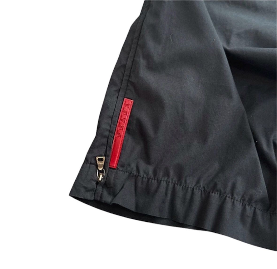 Prada Vintage 00s prada sport linea rossa zip re-nulon pants Size US 40 / EU 56 - 4 Thumbnail