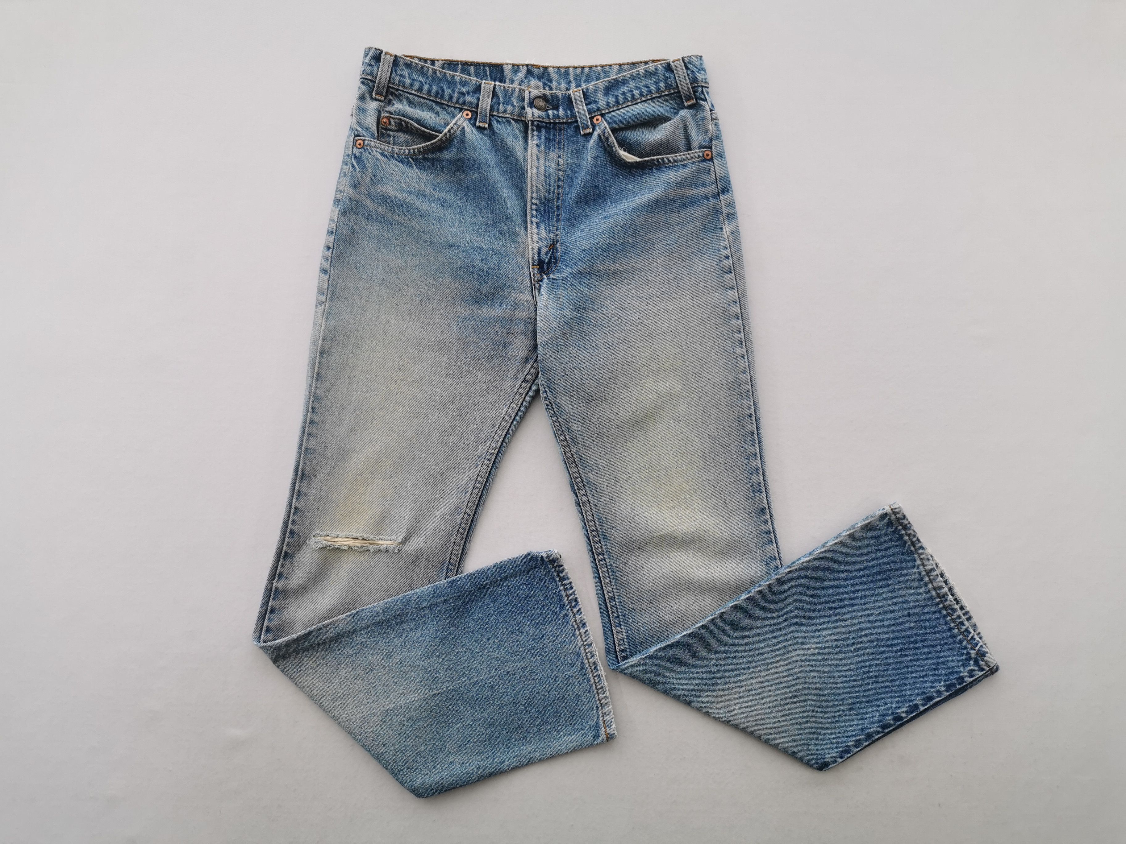 Levi's Vintage 90's Levis Lot 630 Orange Tab Denim Made In USA Size US 32 / EU 48 - 4 Thumbnail