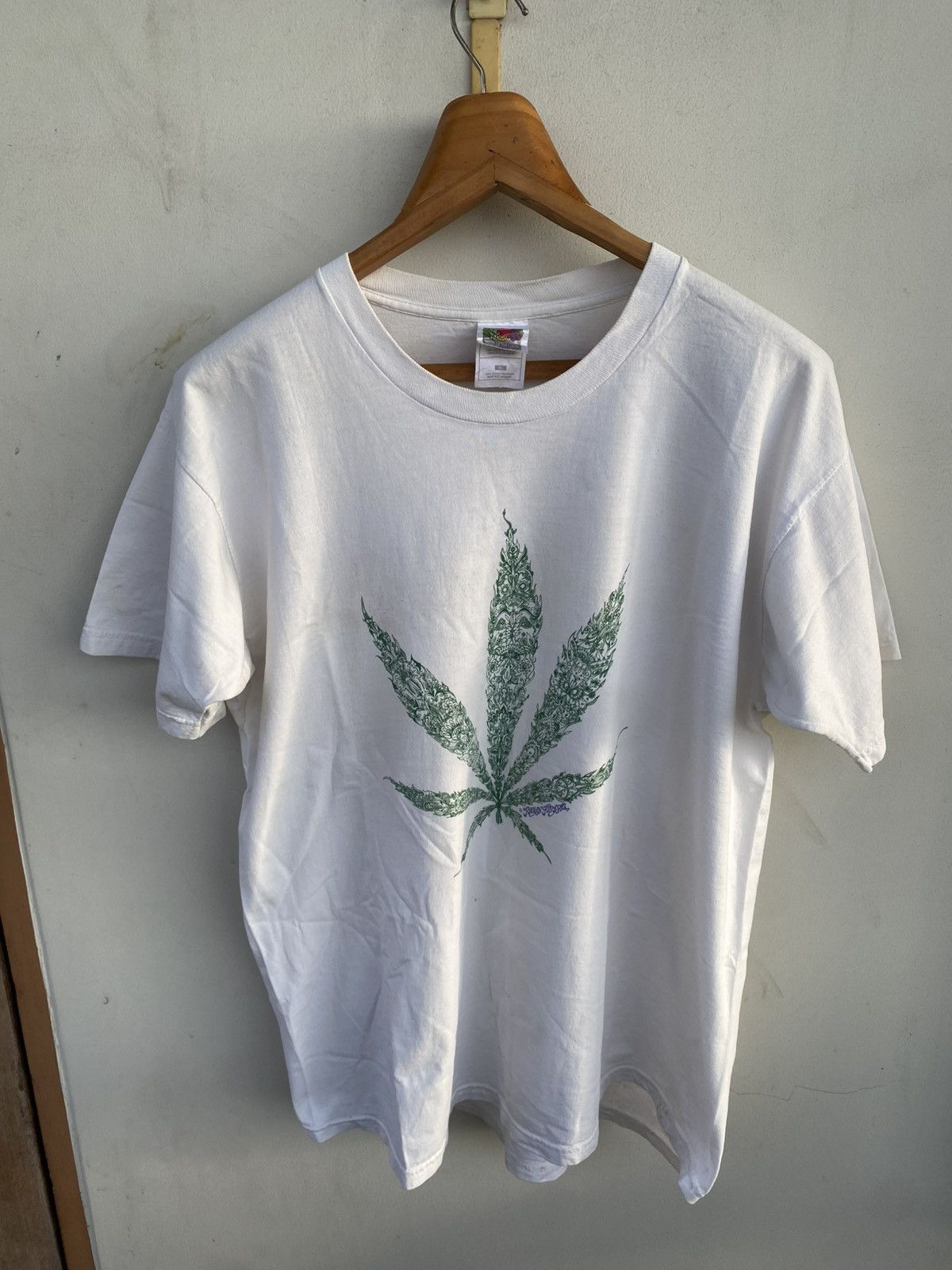 Vintage Vintage 90’s Pagan Apparel Graphic T-Shirt Size US XL / EU 56 / 4 - 1 Thumbnail