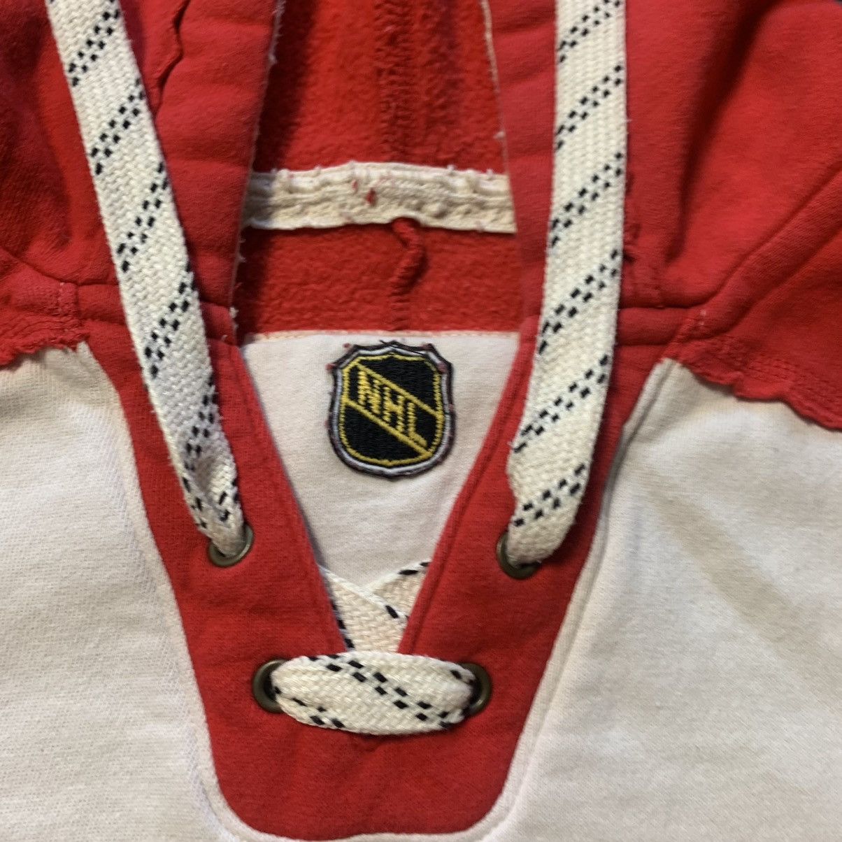 NHL Vintage 90s Detroit Redwings Embroidered logo nhl hoodie y2k Size US M / EU 48-50 / 2 - 7 Thumbnail