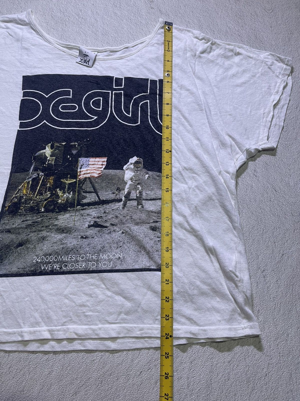 X-Girl Y2K X- GIRL short sleeve tshirt women's Size L / US 10 / IT 46 - 7 Thumbnail