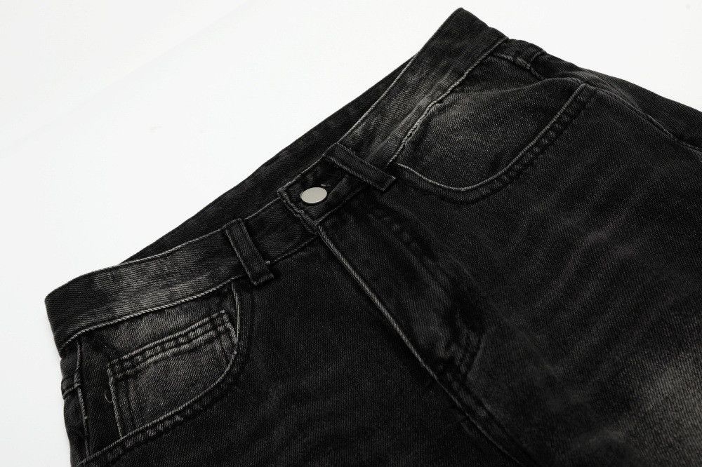 Jean American punk paint splashed distressed washed jeans Size US 32 / EU 48 - 3 Thumbnail