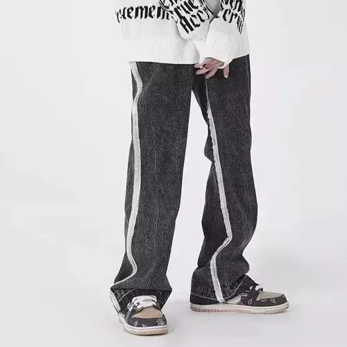 Japanese Brand × Vintage Denim Retro Flared Detail Pants Size US 31 - 4 Thumbnail