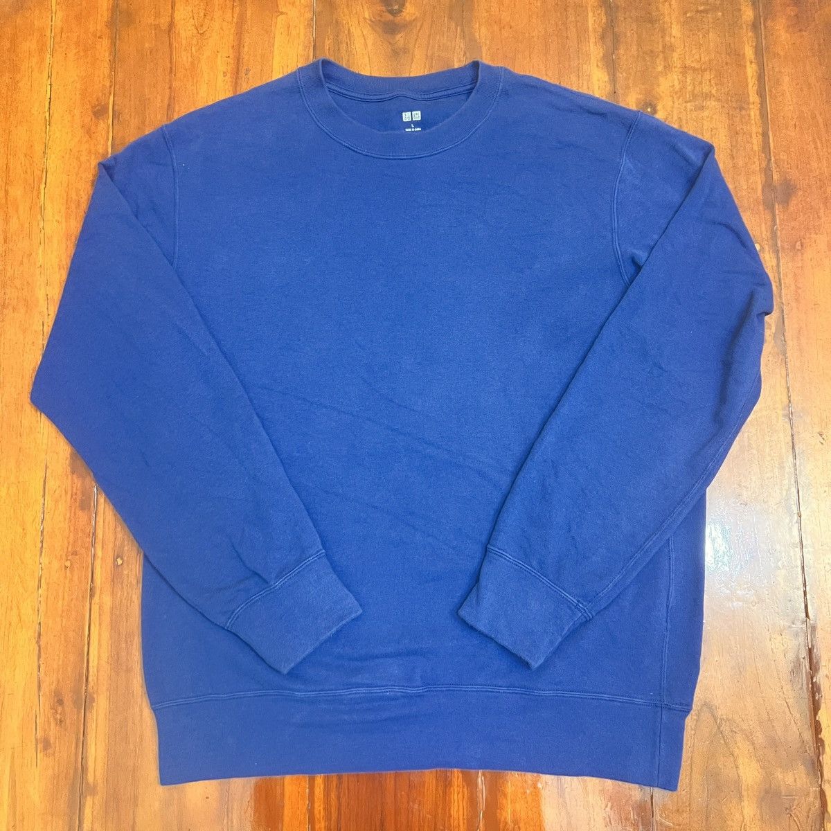 Japanese Brand Uniqlo Japanese Brand Plain Basic Sweatshirt Size US L / EU 52-54 / 3 - 1 Thumbnail