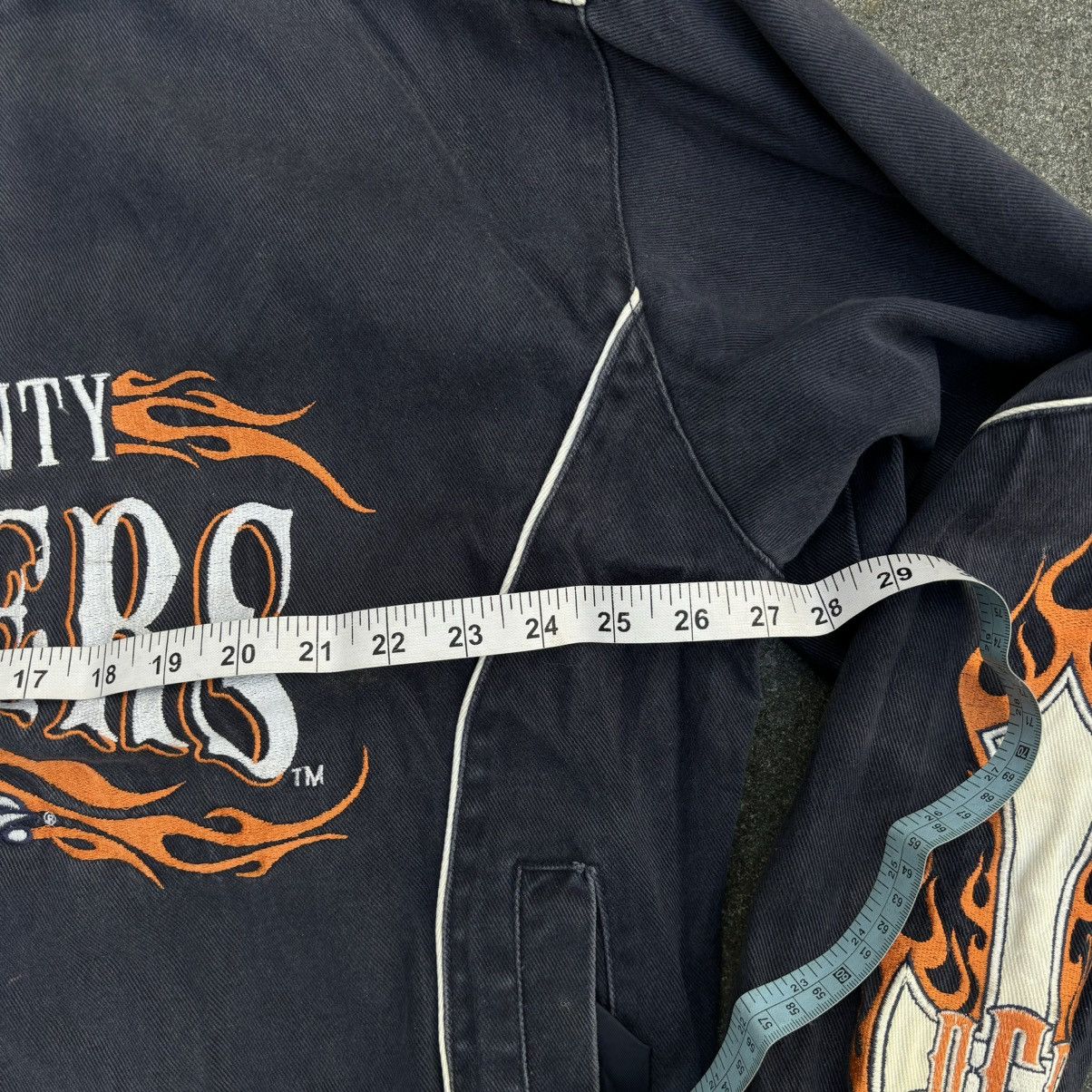 NASCAR × Vintage × West Coast Choppers Vintage Orange County Choppers Flaming Racing Jacket Size US L / EU 52-54 / 3 - 5 Thumbnail