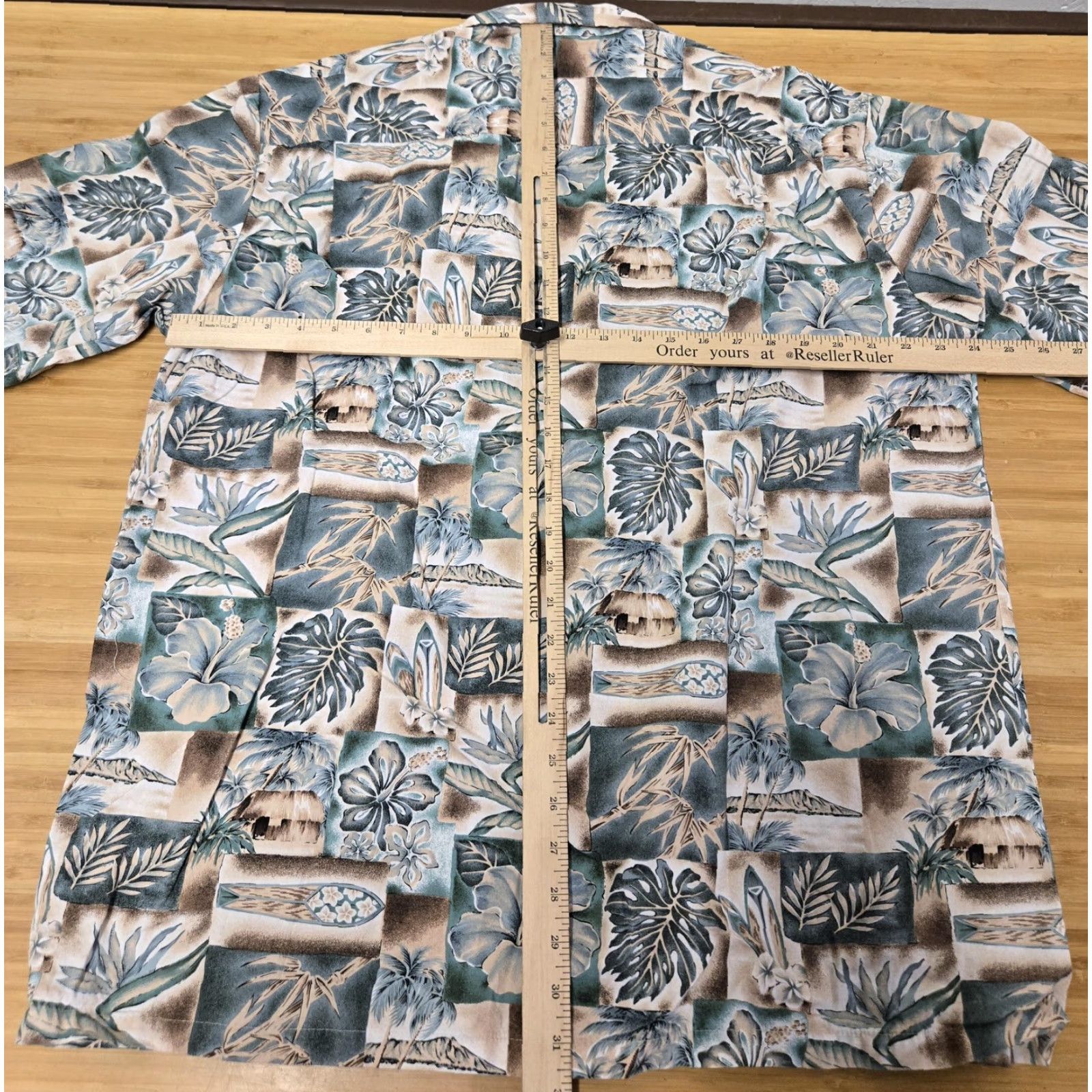 Vintage Pacific Legend Shirt Mens XL Blue Hawaiian Aloha Tropical Button Up Made USA Size US XL / EU 56 / 4 - 8 Thumbnail