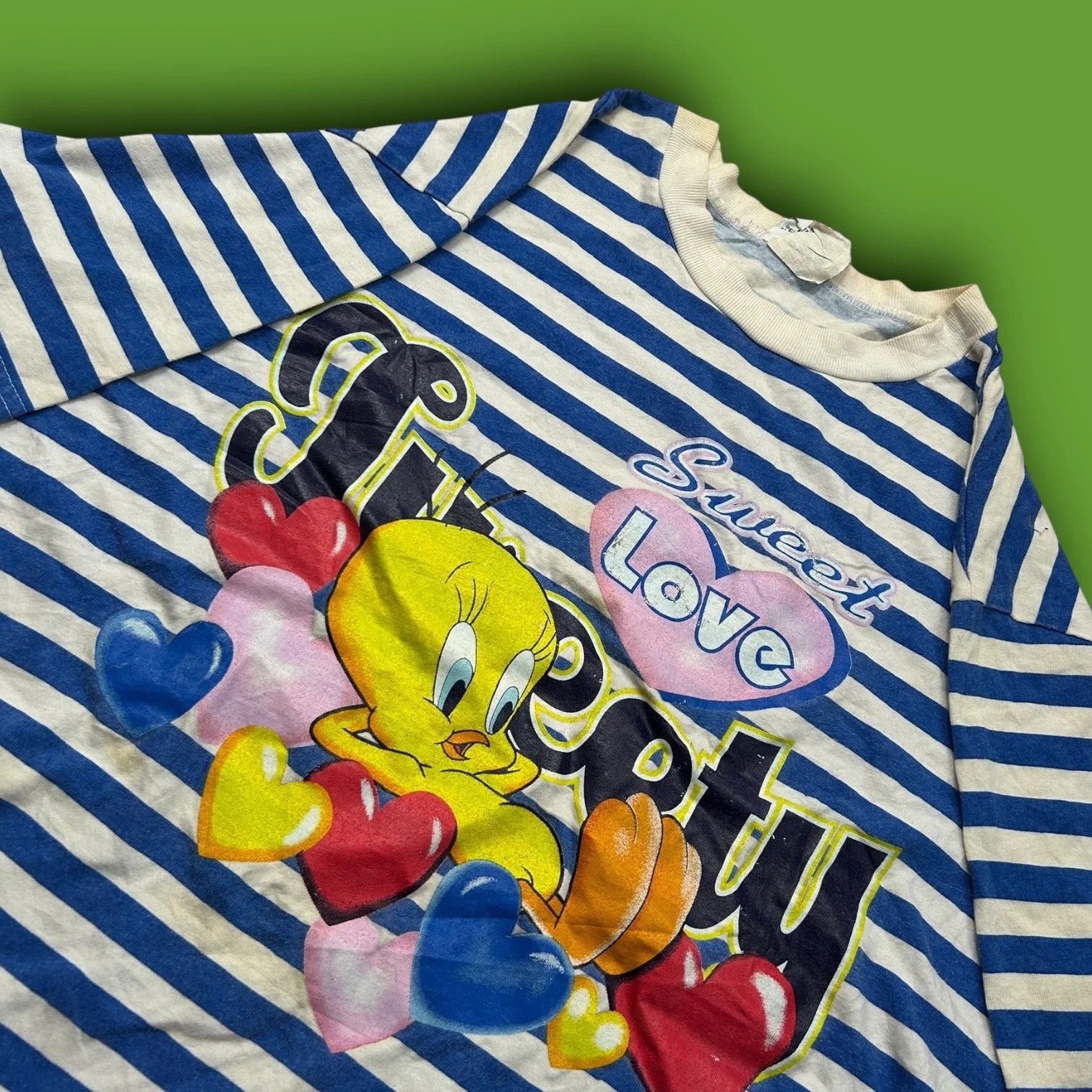 Vintage Vintage 90s Looney Tunes Tweetie Pie Single Stitch T Shirt Size US M / EU 48-50 / 2 - 3 Thumbnail
