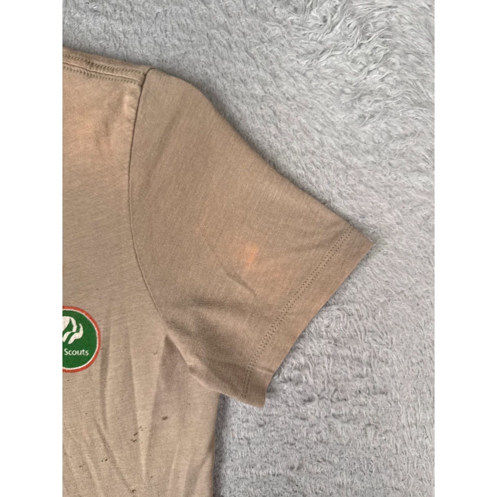 The North Face The North Face Shirt Women S Beige Short Sleeve Cotton Blend Tee Casual Readers Note: Bleach spots, holes, print cracking Size S / US 4 / IT 40 - 2 Thumbnail