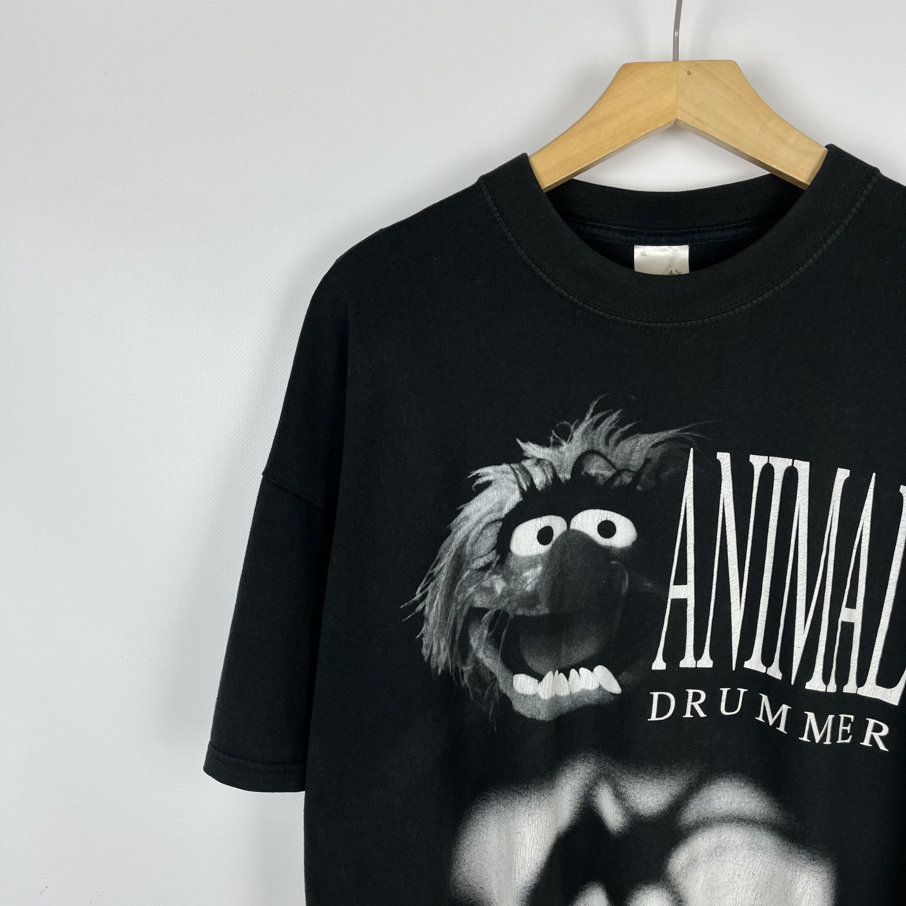 Cartoon Network Vintage The Muppet Show “Animal Drummer” Show T Shirt 90’s Size US XL / EU 56 / 4 - 5 Thumbnail