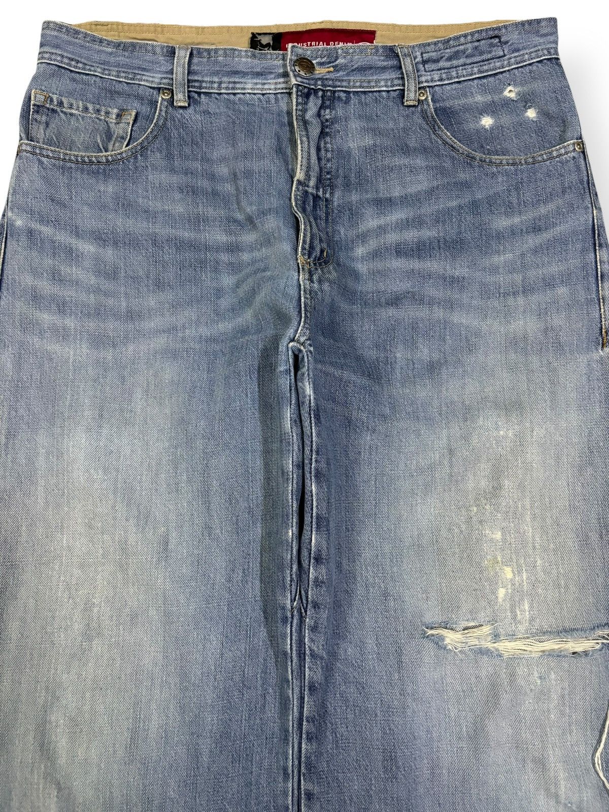 Oakley Y2K Oakley Software Industrial Denim Baggy Distressed Jeans Size US 36 / EU 52 - 3 Thumbnail