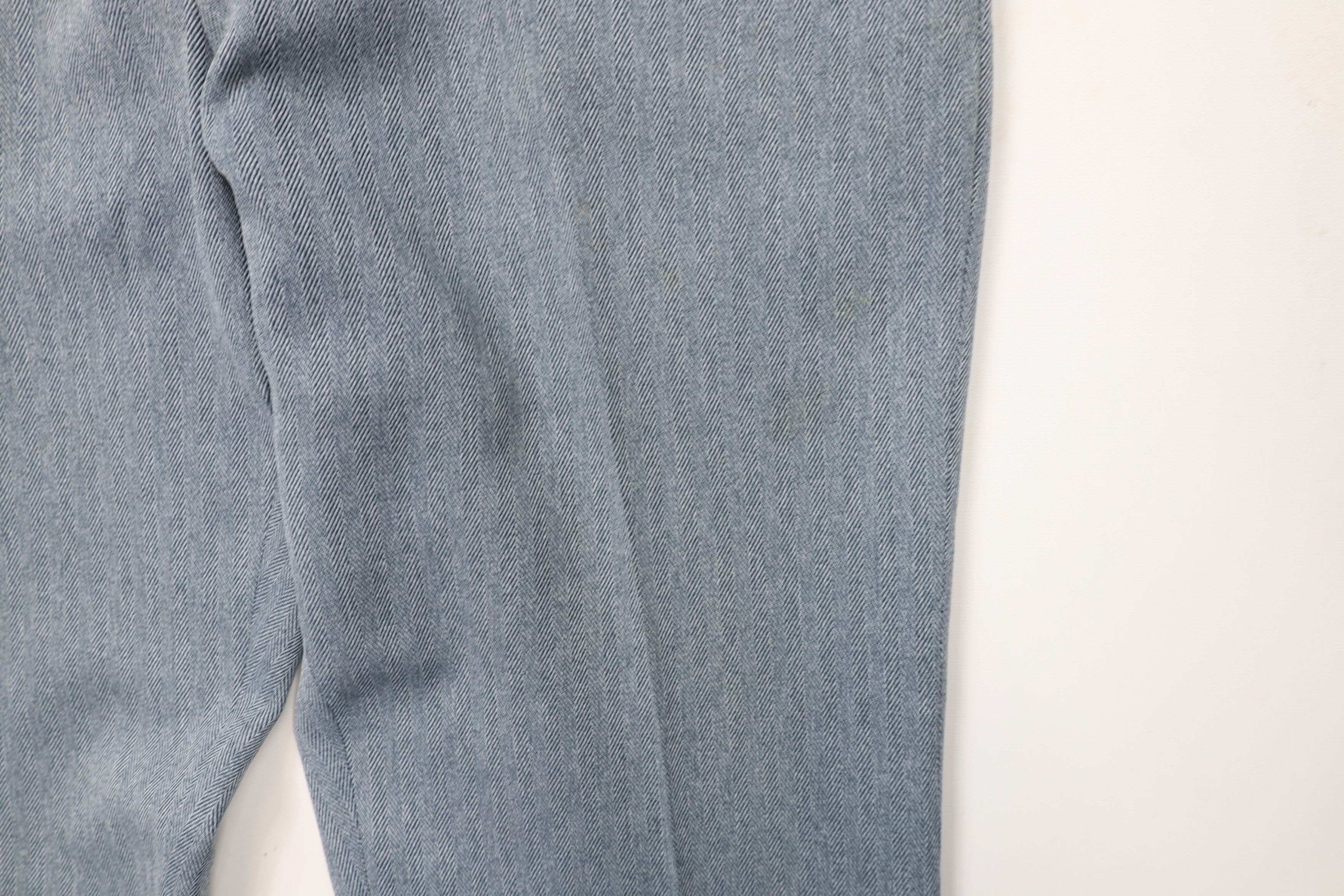 Vintage Vintage 70s Streetwear Herringbone Wide Leg Chino Pants USA Size US 38 / EU 54 - 7 Thumbnail