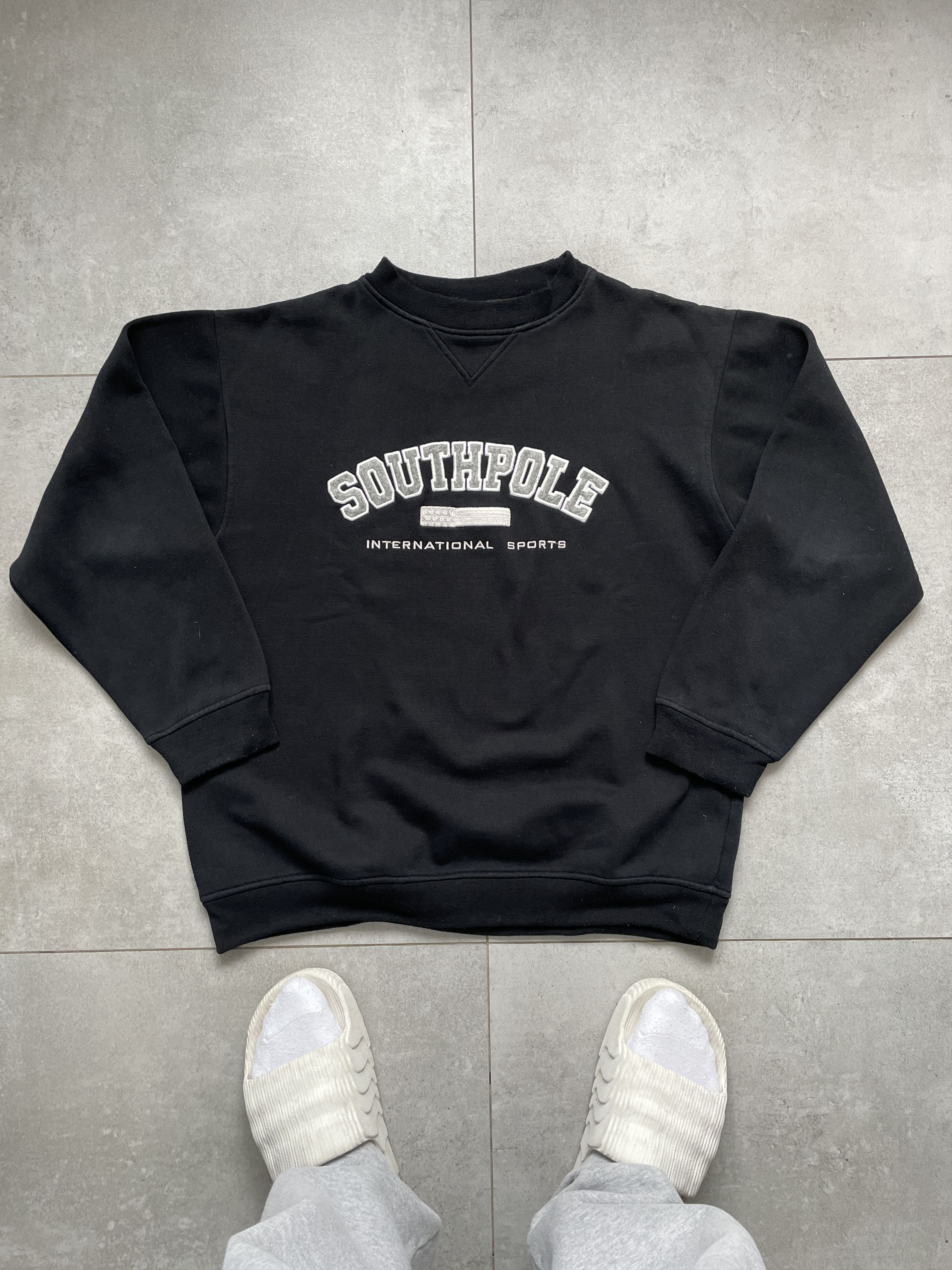 Southpole Y2K SOUTHPOLE BLACK HIP HOP BOXY CREWNECK Size US XL / EU 56 / 4 - 1 Thumbnail