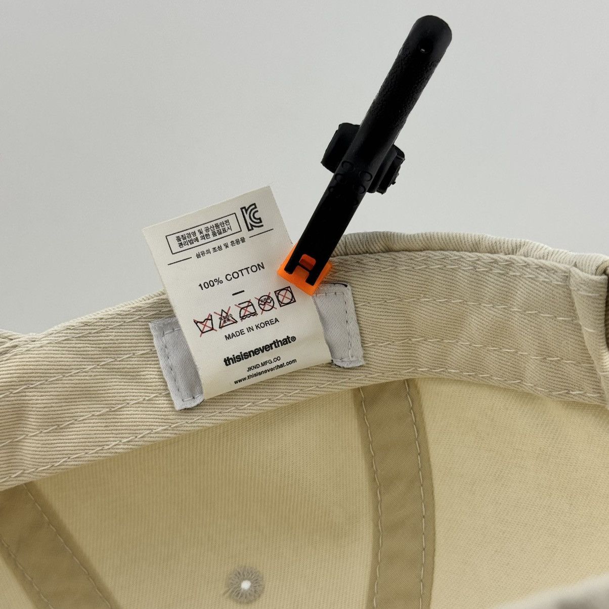thisisneverthat Thisisneverthat 10th Anniversary Cap Beige Korea Size ONE SIZE - 7 Thumbnail
