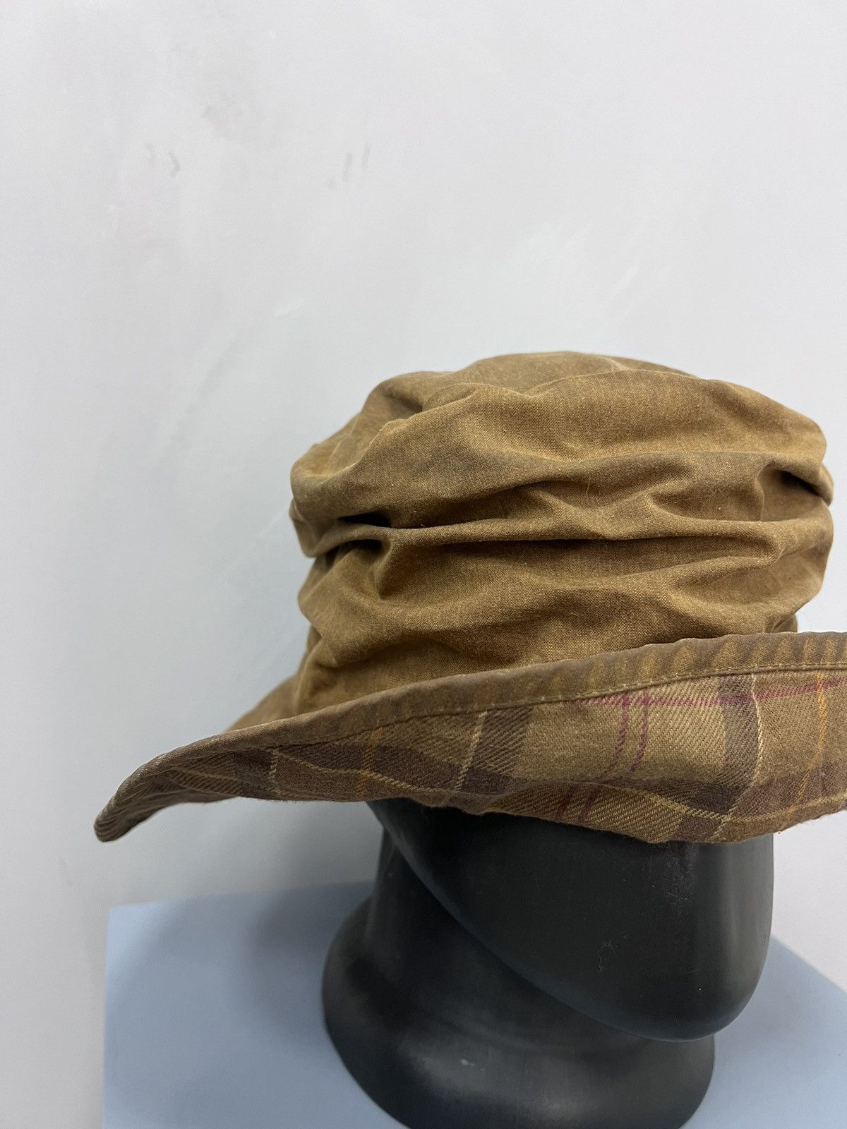 Barbour × Japanese Brand × Vintage VINTAGE BARBOUR WAXED COTTON BUCKET HAT CAP Size ONE SIZE - 2 Thumbnail