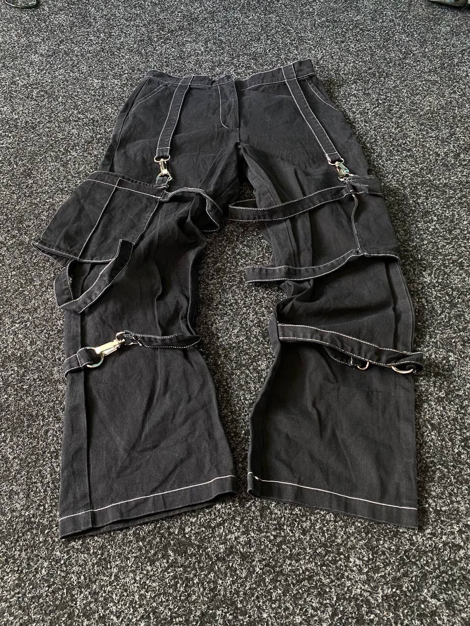 20471120 × Japanese Brand BANDAGE PARACHUTE JUNYA WATANABE STYLE CARGO PANTS JEANS Y2K Size US 30 / EU 46 - 1 Thumbnail